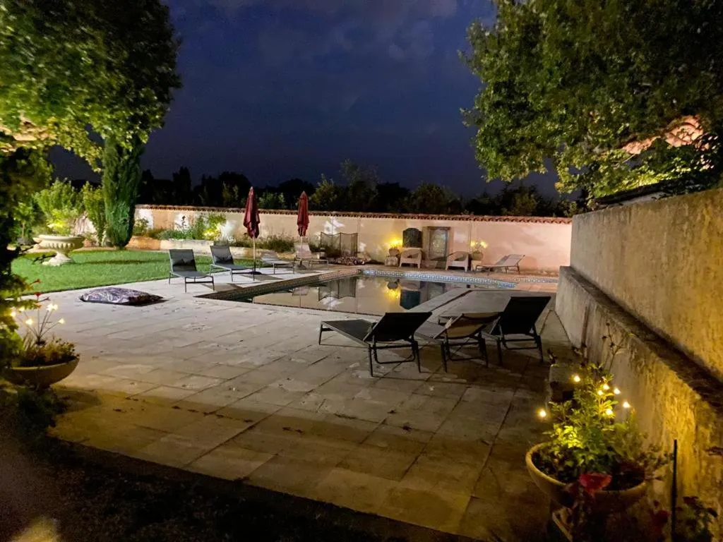 Swimming pool in LE MAS DES FLANERAIES