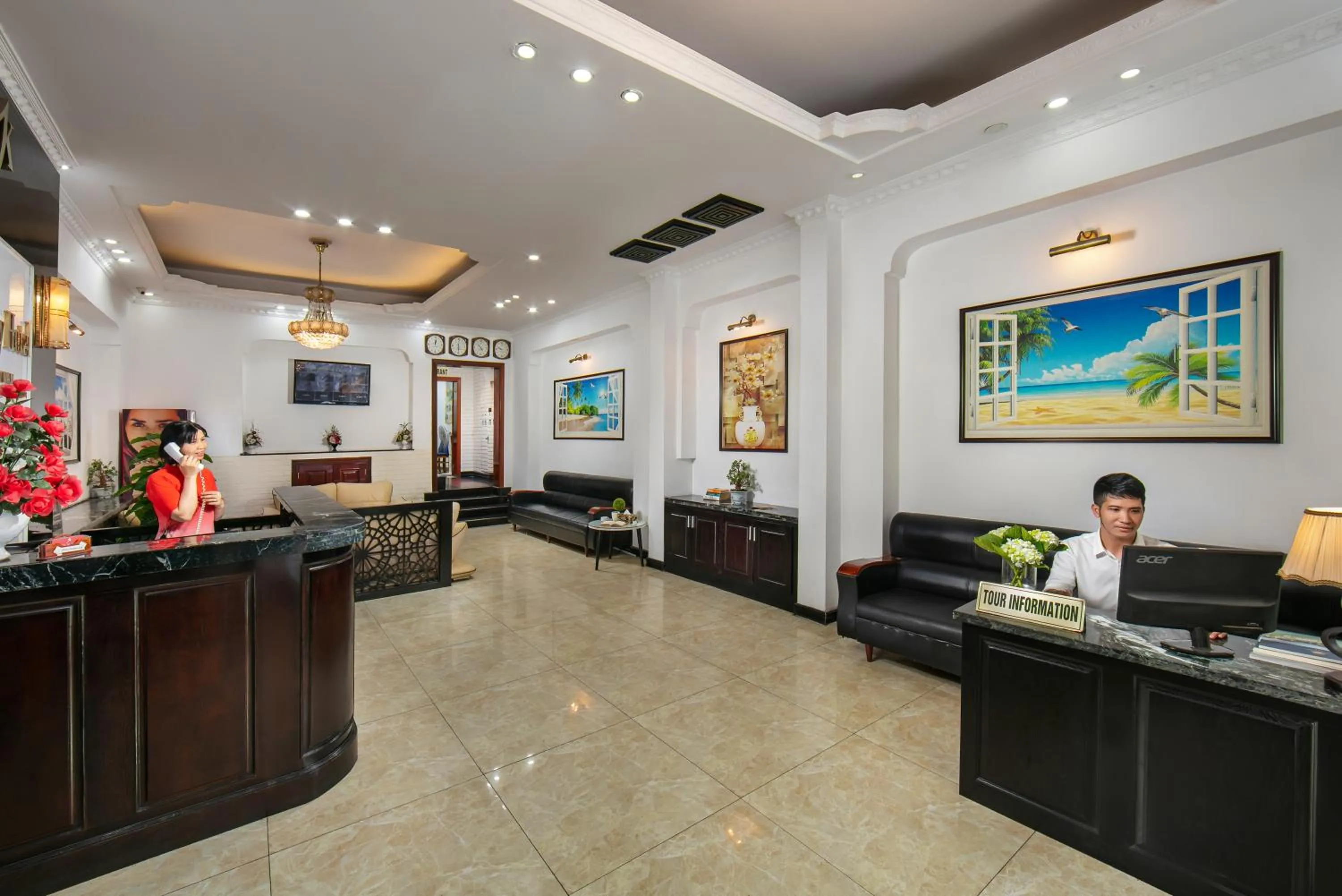 Lobby or reception in Hanoi Kingly Hotel