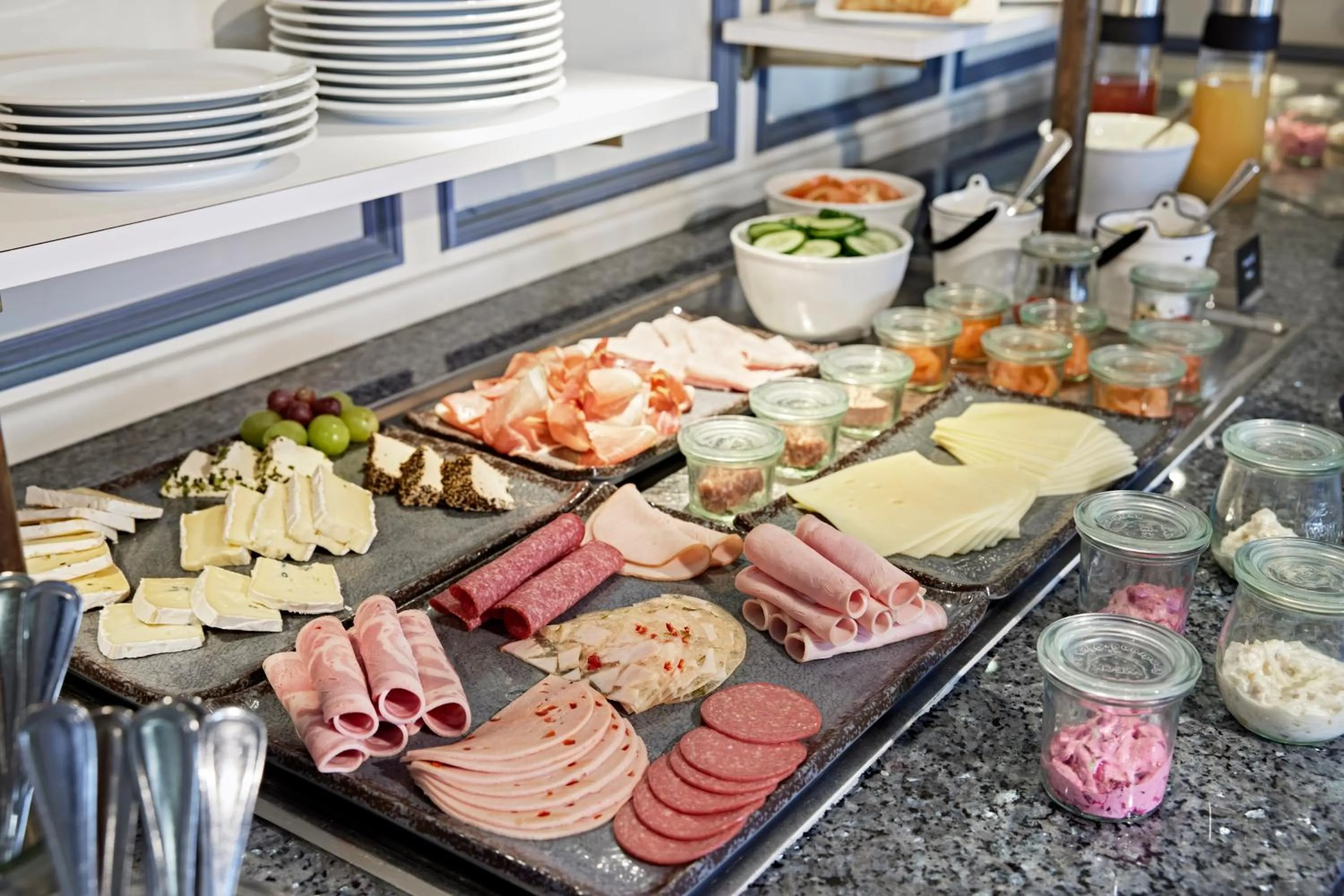 Buffet breakfast in Lindner Hotel Sylt