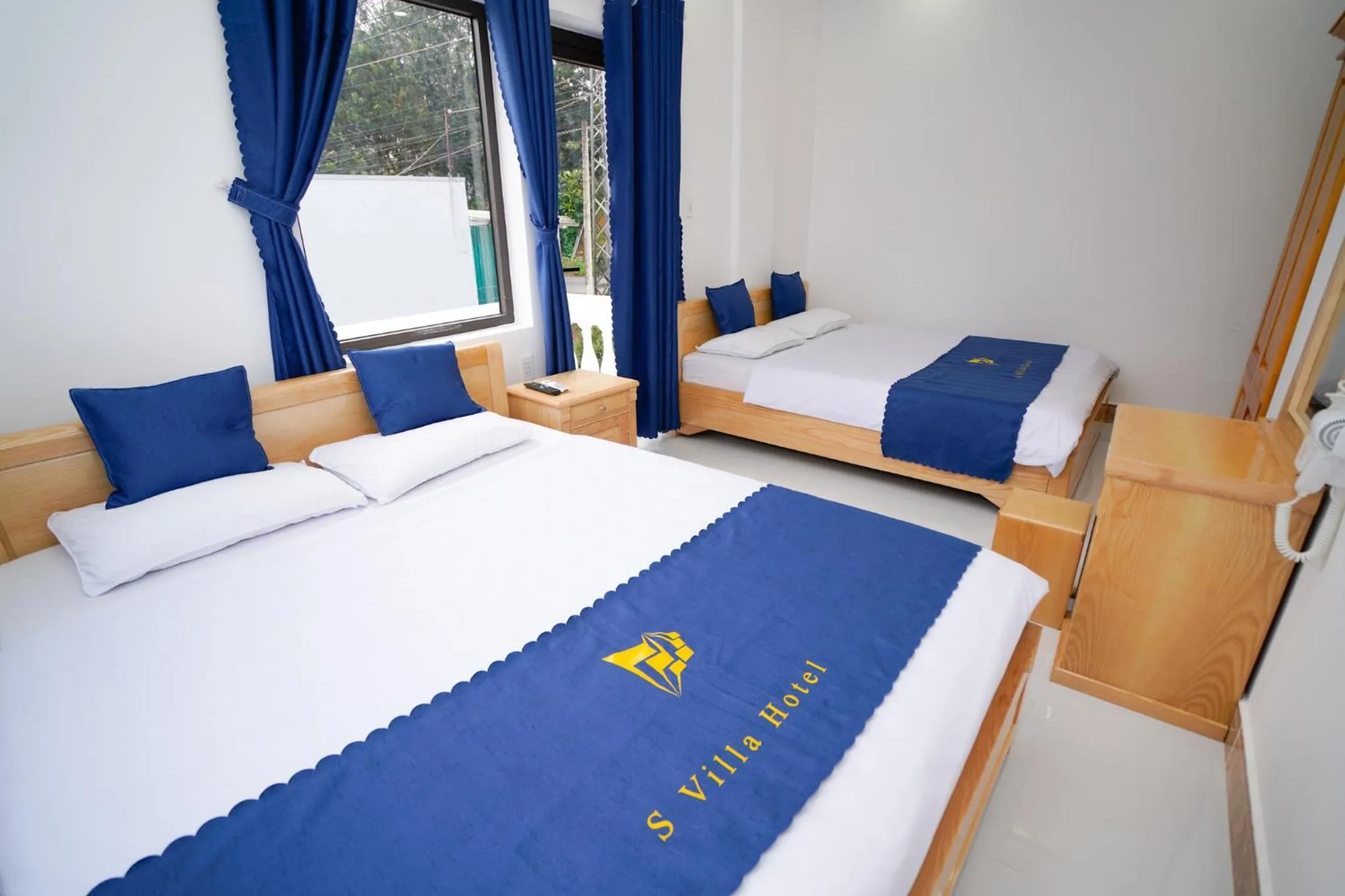 Bed in S Villa Hotel