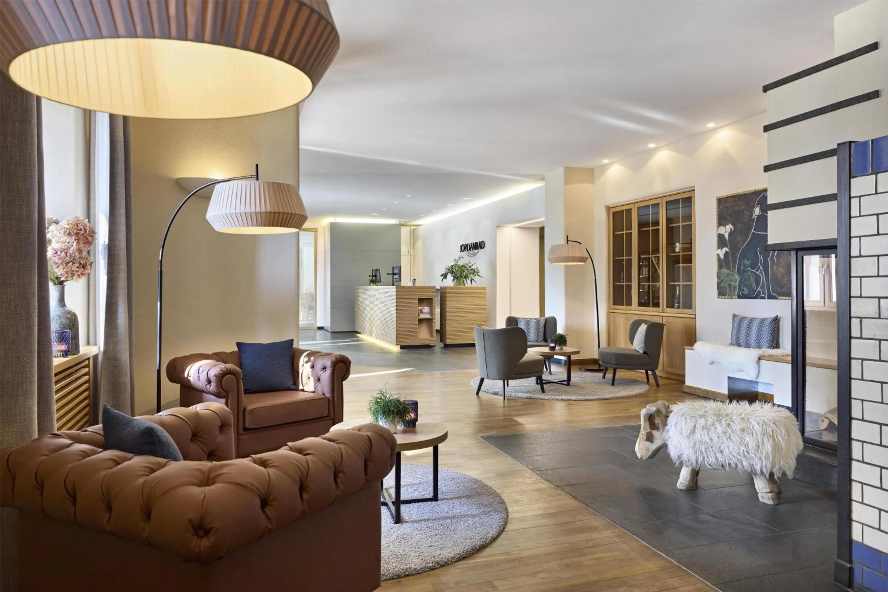 Lobby or reception in Dorint Parkhotel Jordanbad