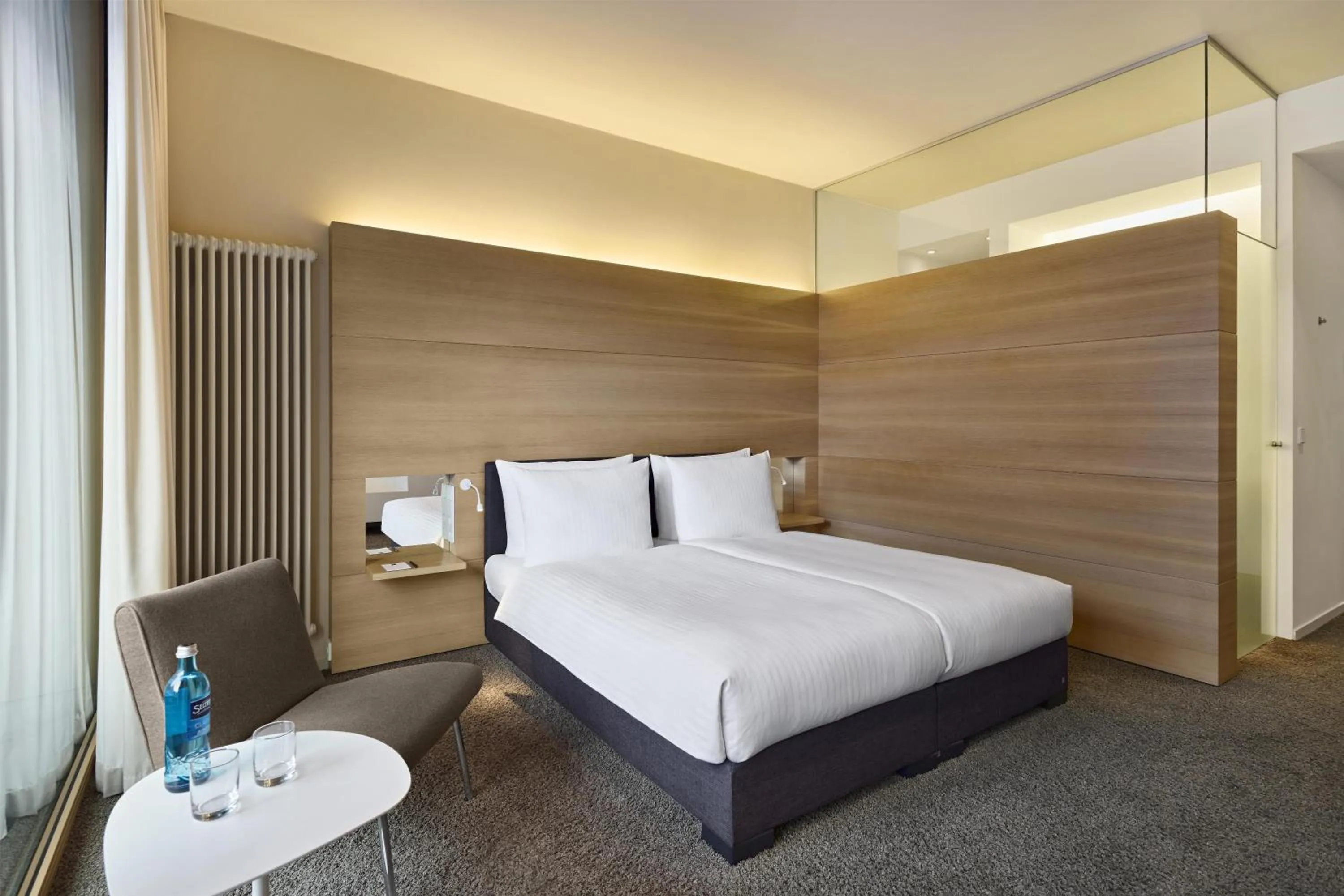 Bedroom, Bed in Dorint Parkhotel Jordanbad