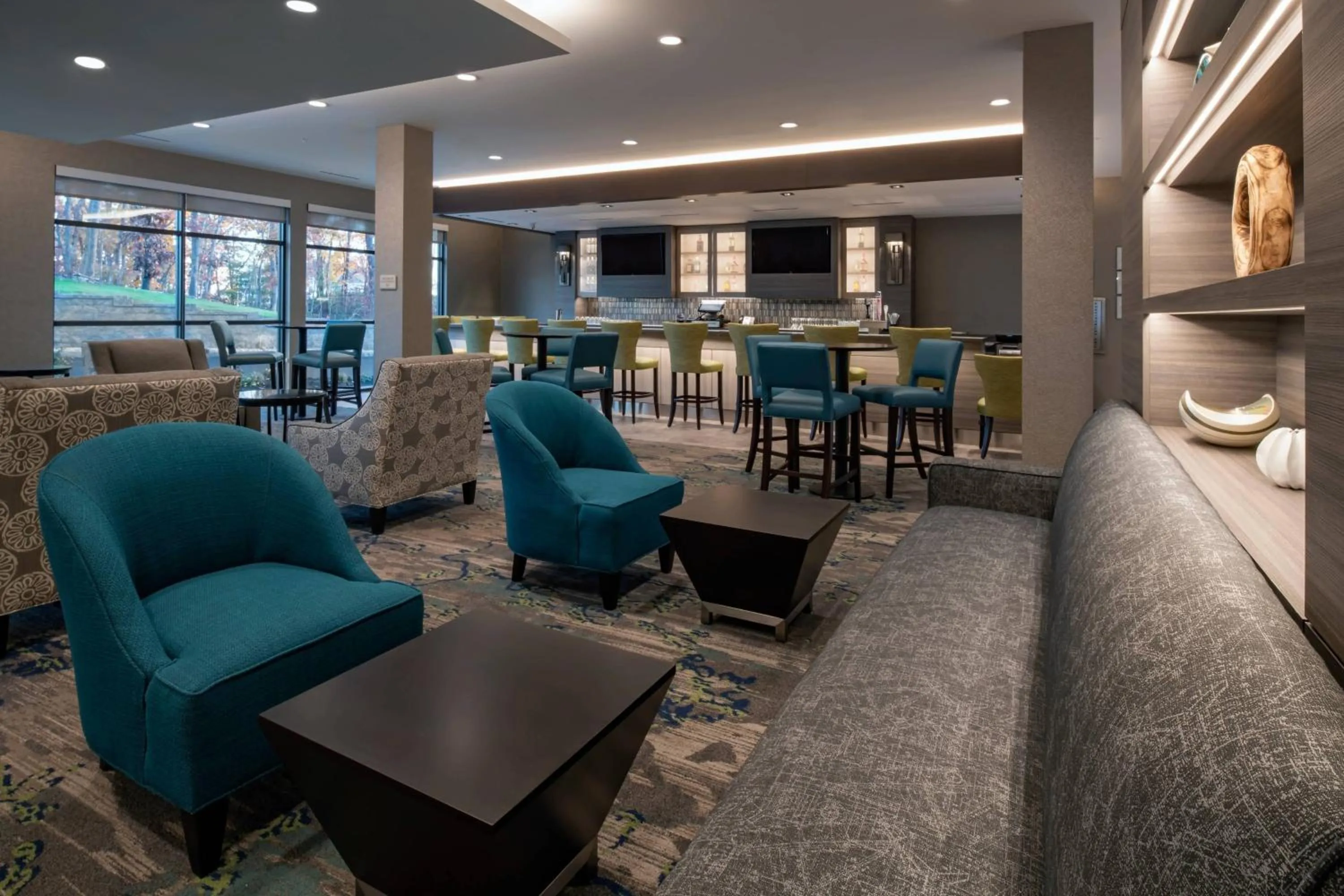 Lobby or reception in SpringHill Suites By Marriott Wrentham Plainville
