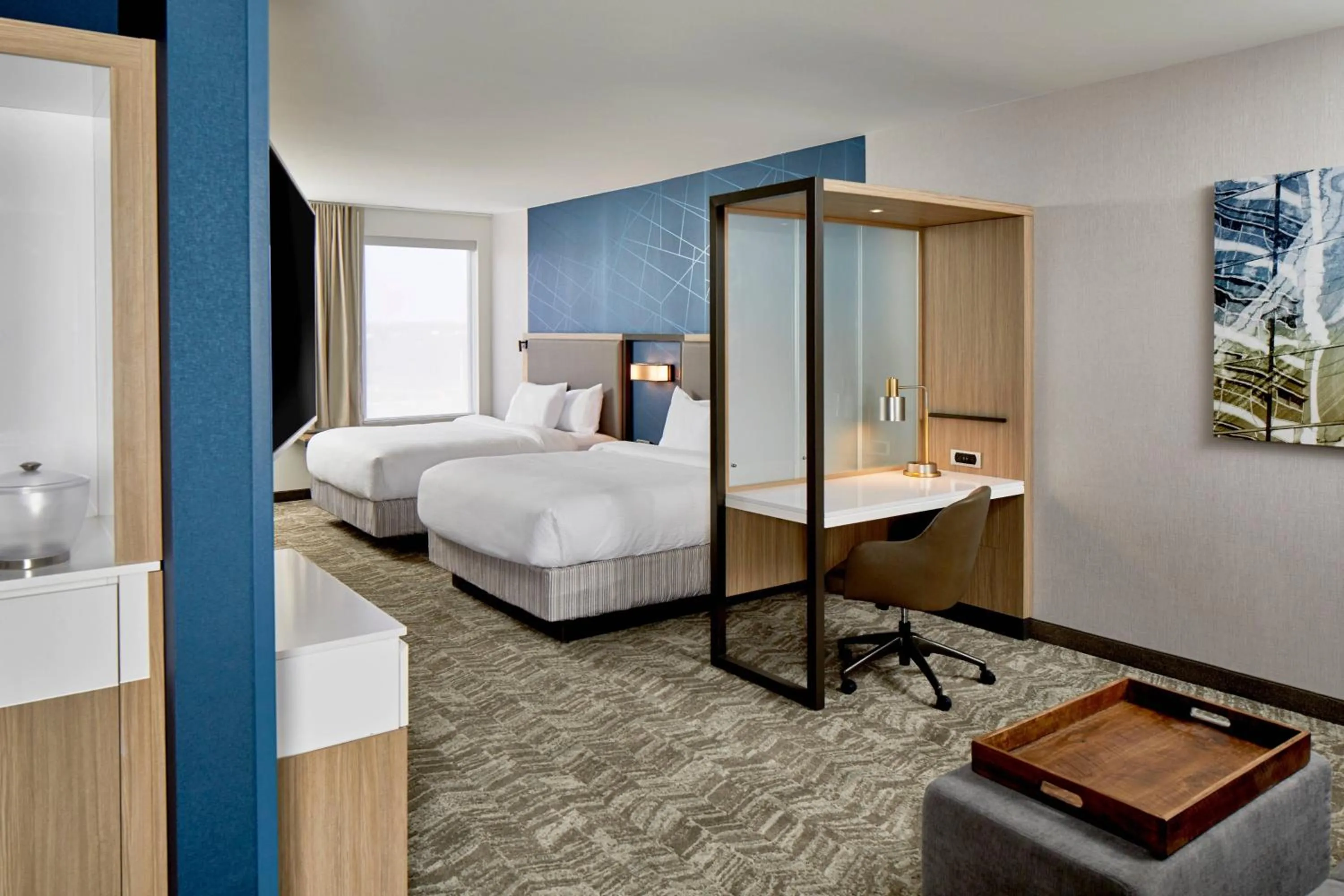 Photo of the whole room, Bed in SpringHill Suites by Marriott Columbus Dublin