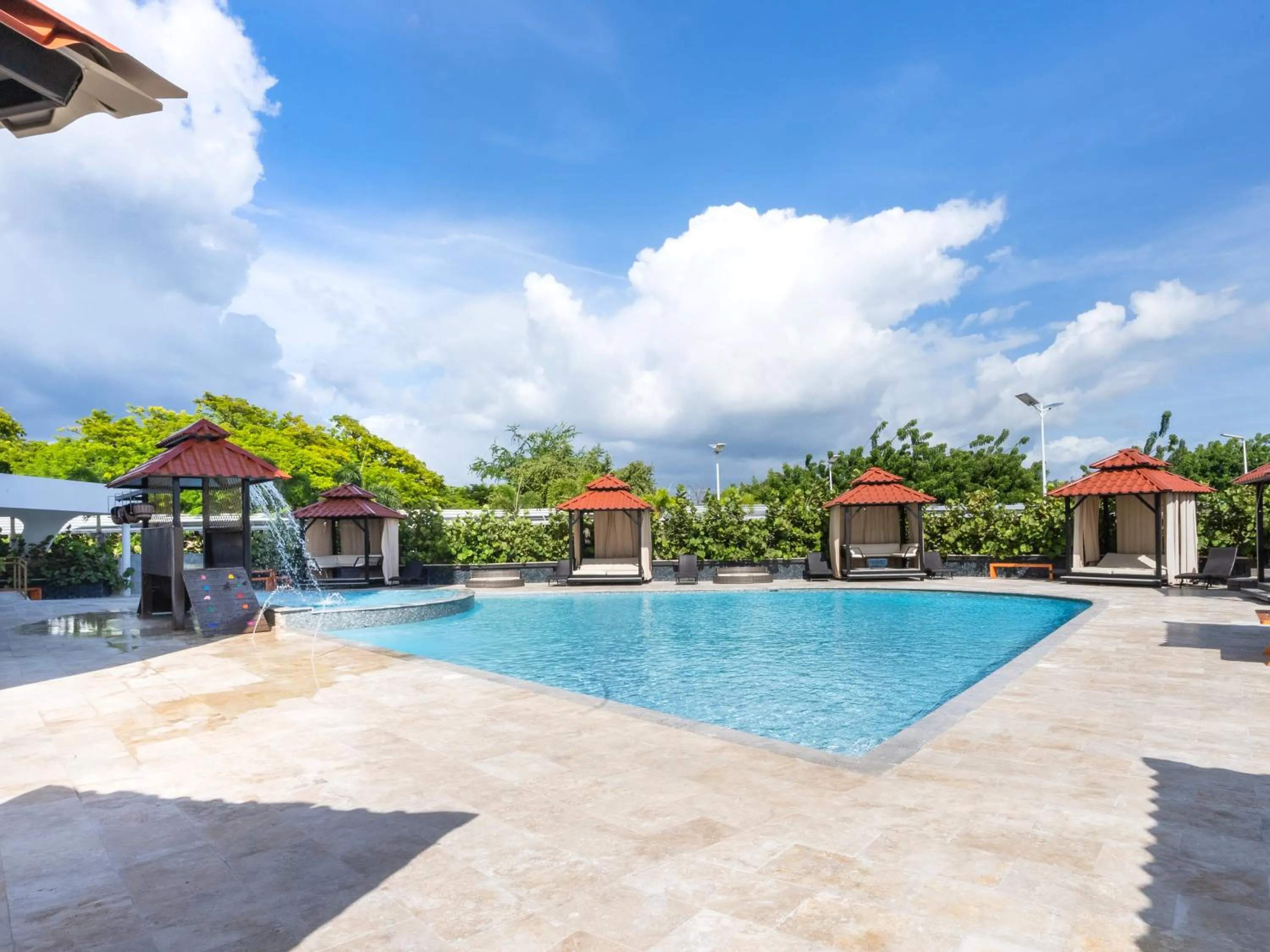 Pool view in Aloft Ponce Hotel & Casino
