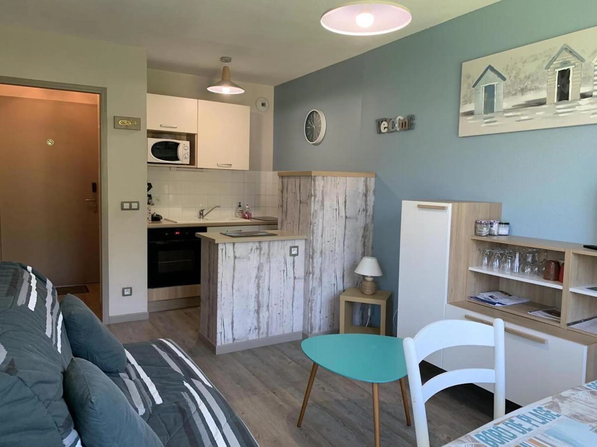 Bedroom, Kitchen/Kitchenette in La Liniere