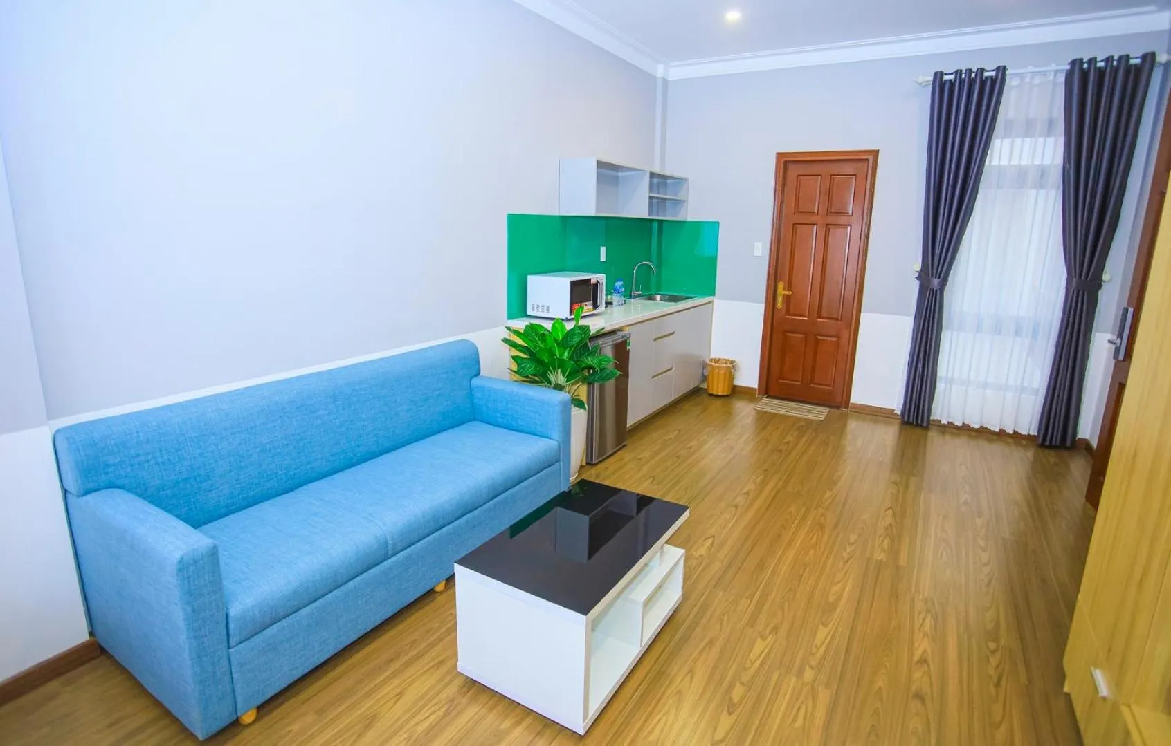 Living room in The Lush House