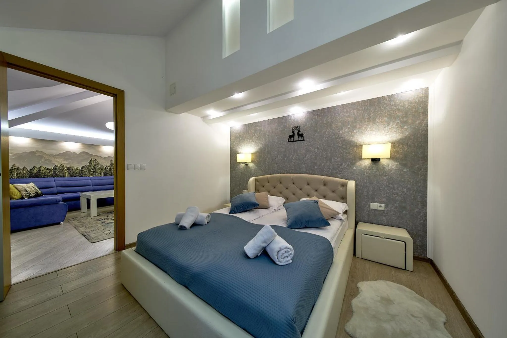 Bed in Aparthotel Giewont