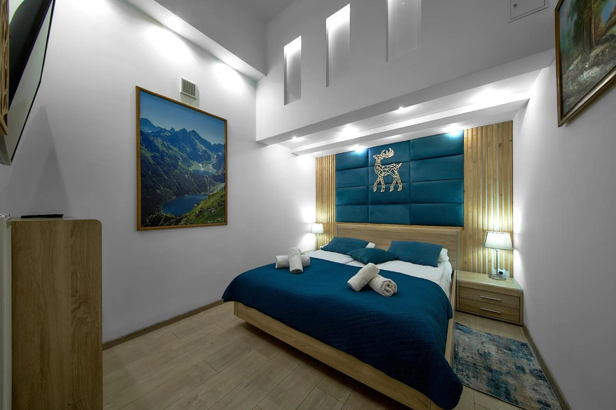 Bed in Aparthotel Giewont