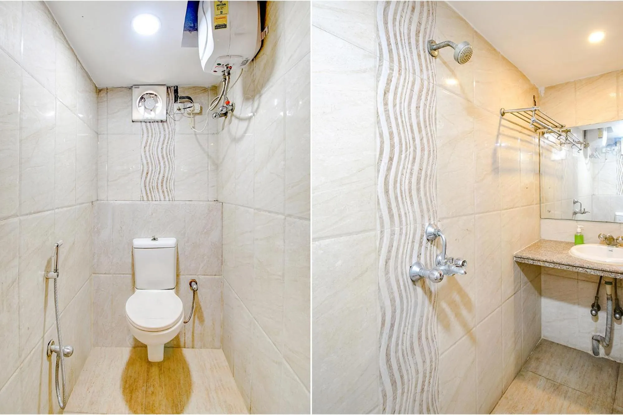 Bathroom in FabHotel Raj Darbar