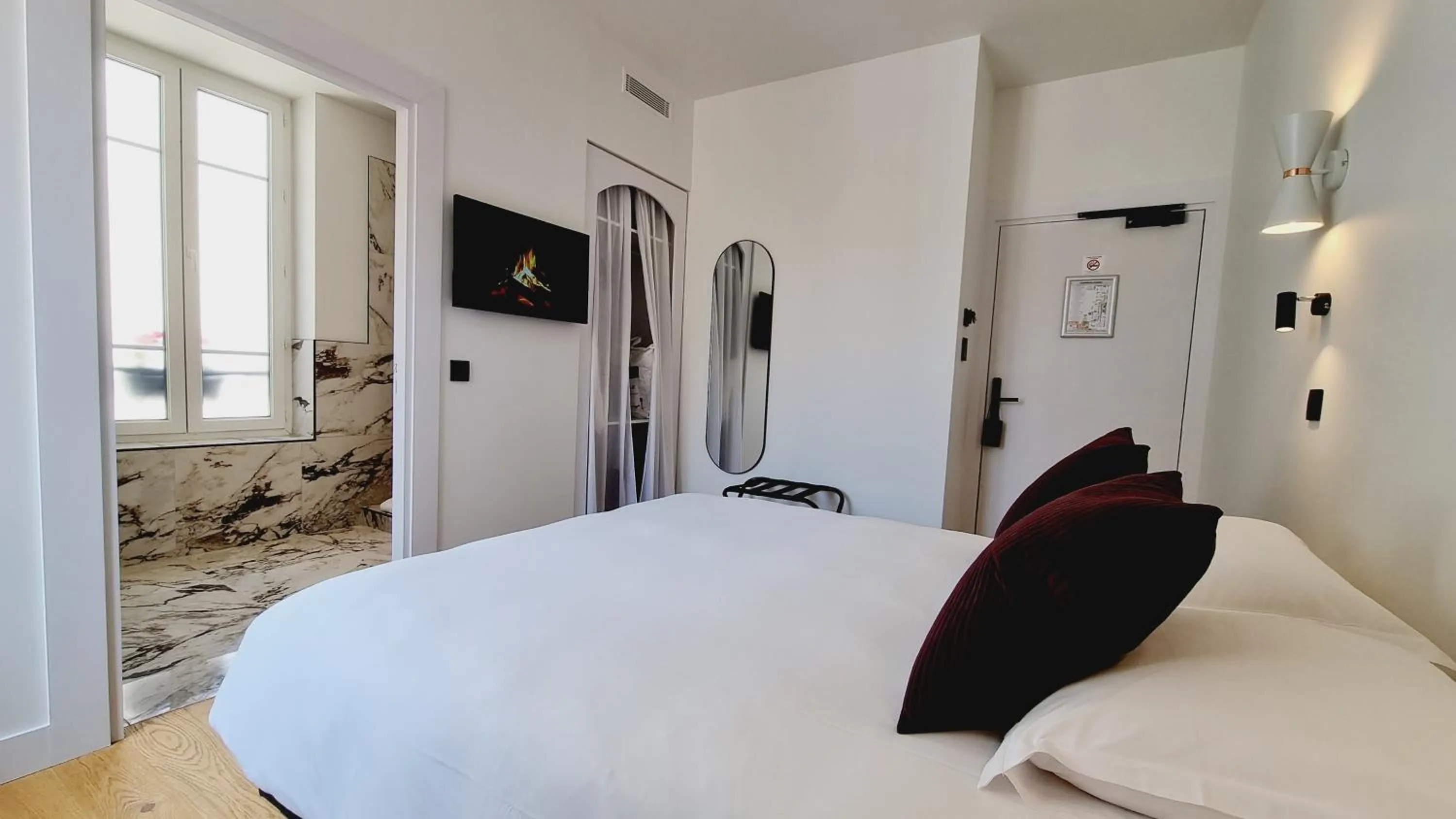 Bedroom, Bed in Boutique Hotel Nice Côte d'azur