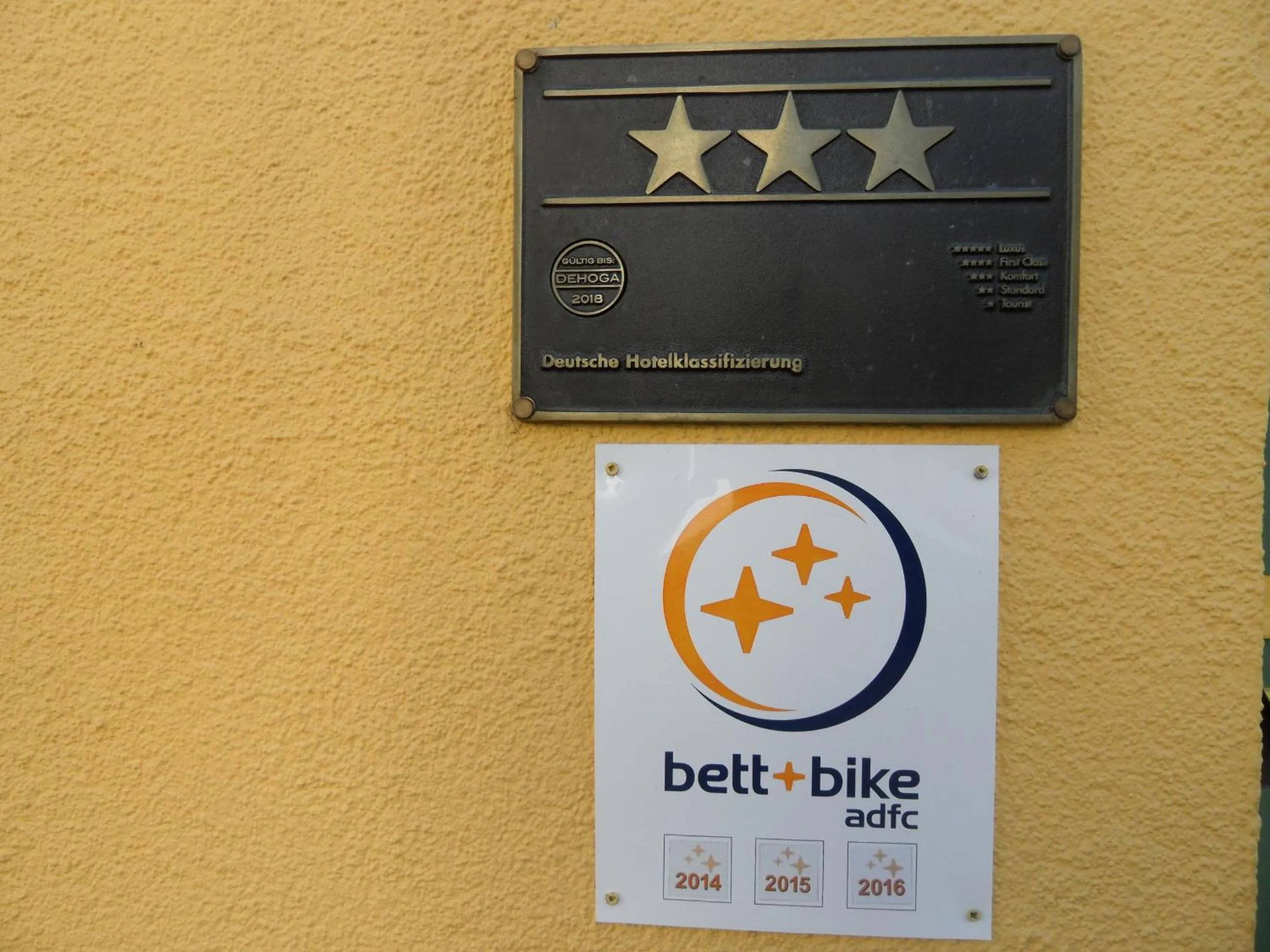 Certificate/Award in Altstadt Hotel Peiß