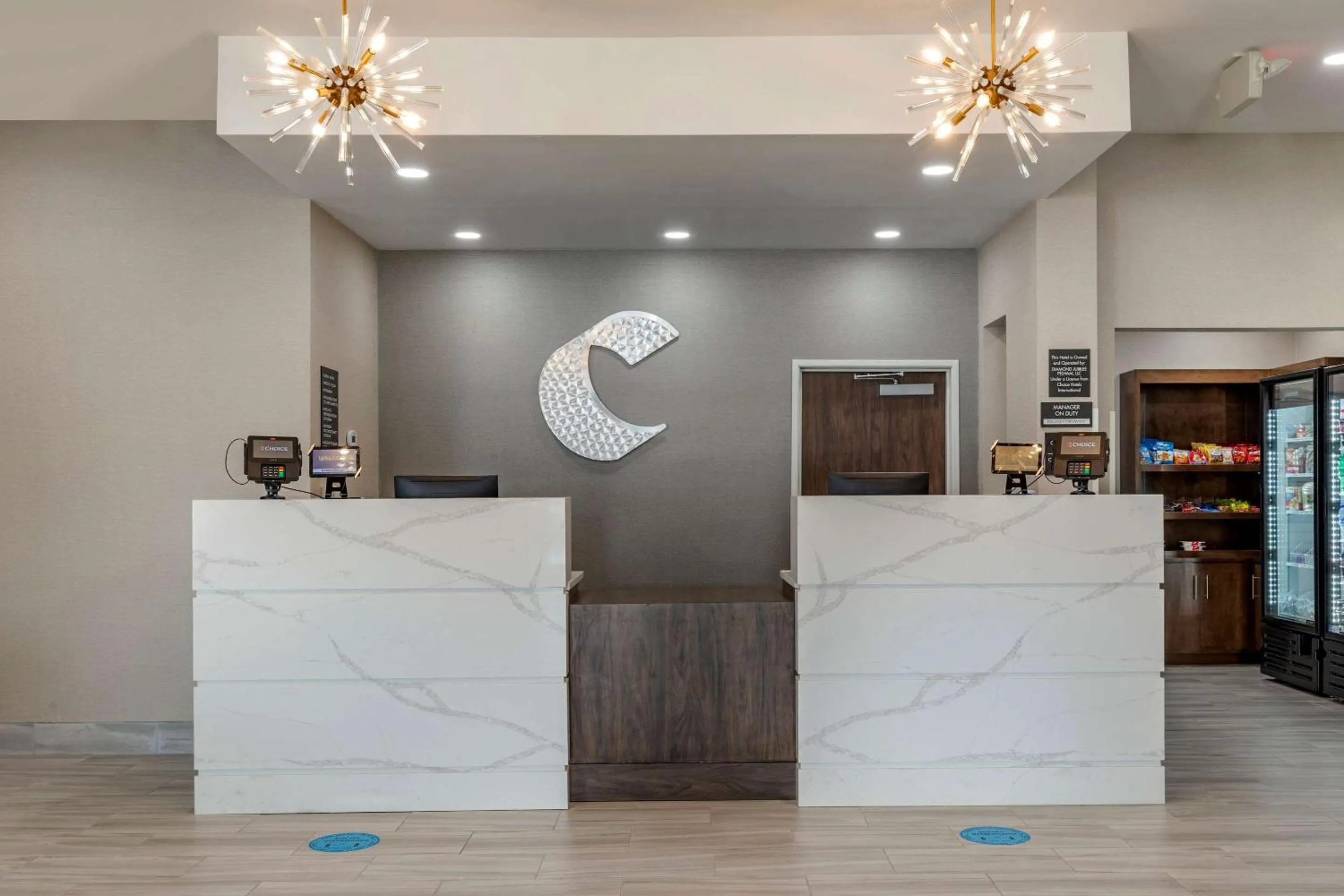 Lobby or reception in Comfort Suites Greenville Airport