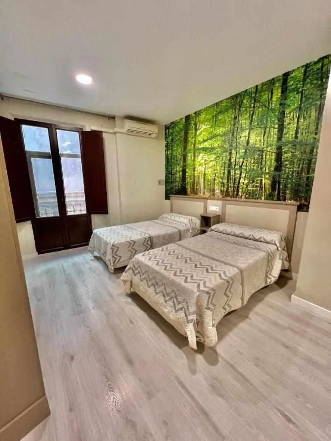 Bed in Hostal Viena Plaza Nueva