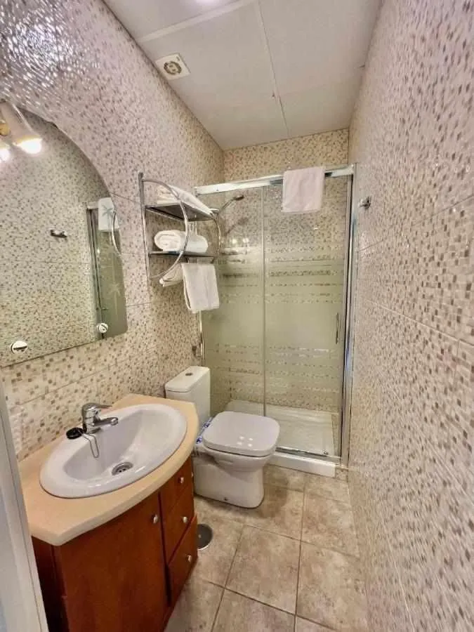 Shower in Hostal Viena Plaza Nueva