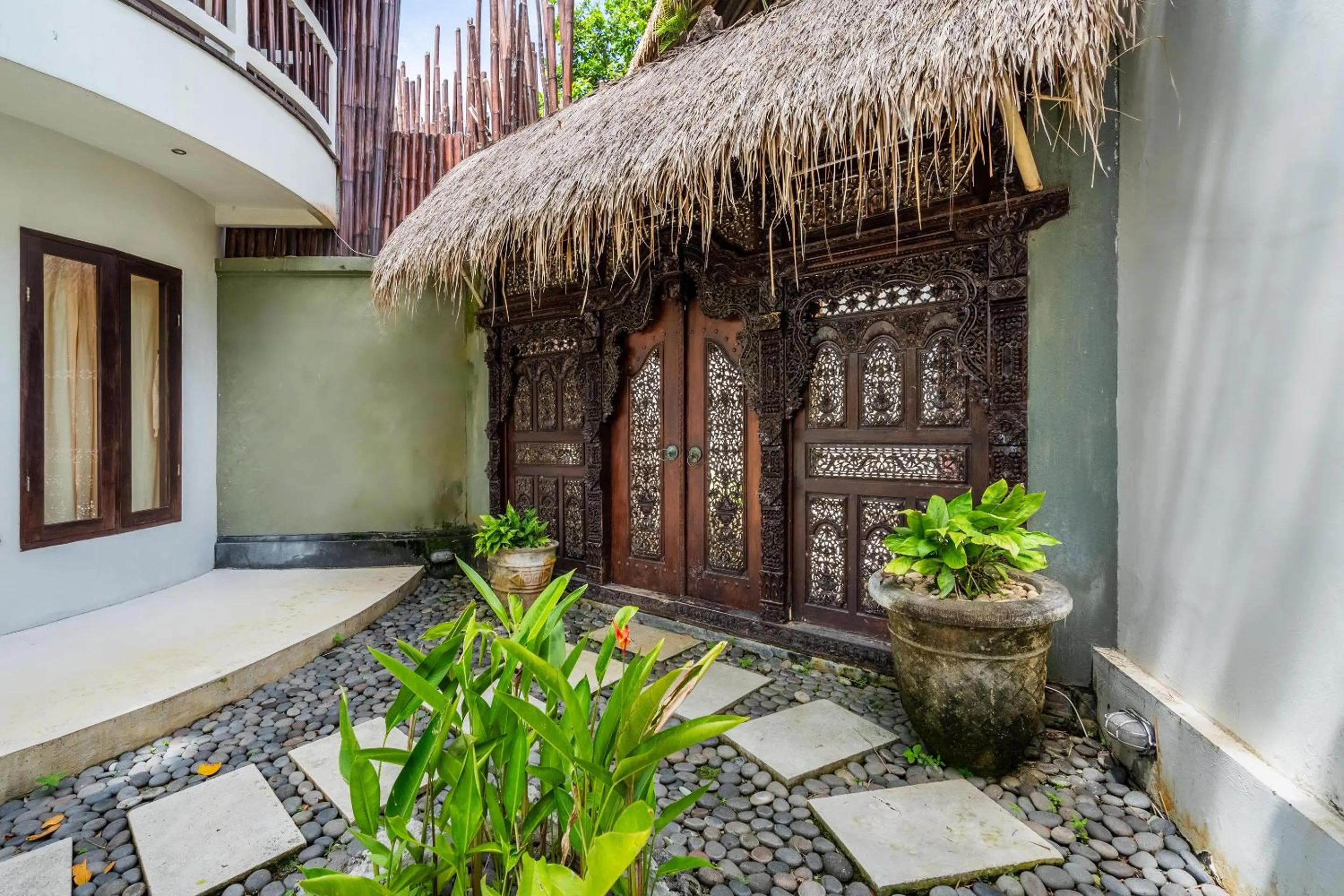 Facade/entrance in The Village of Angels - New Year's Offer