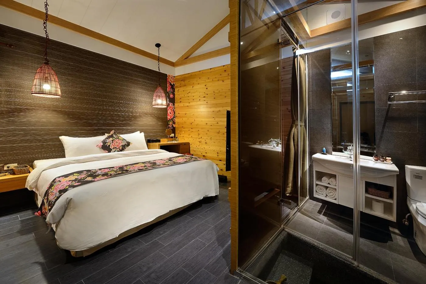 Photo of the whole room, Bed in Pokara Resort