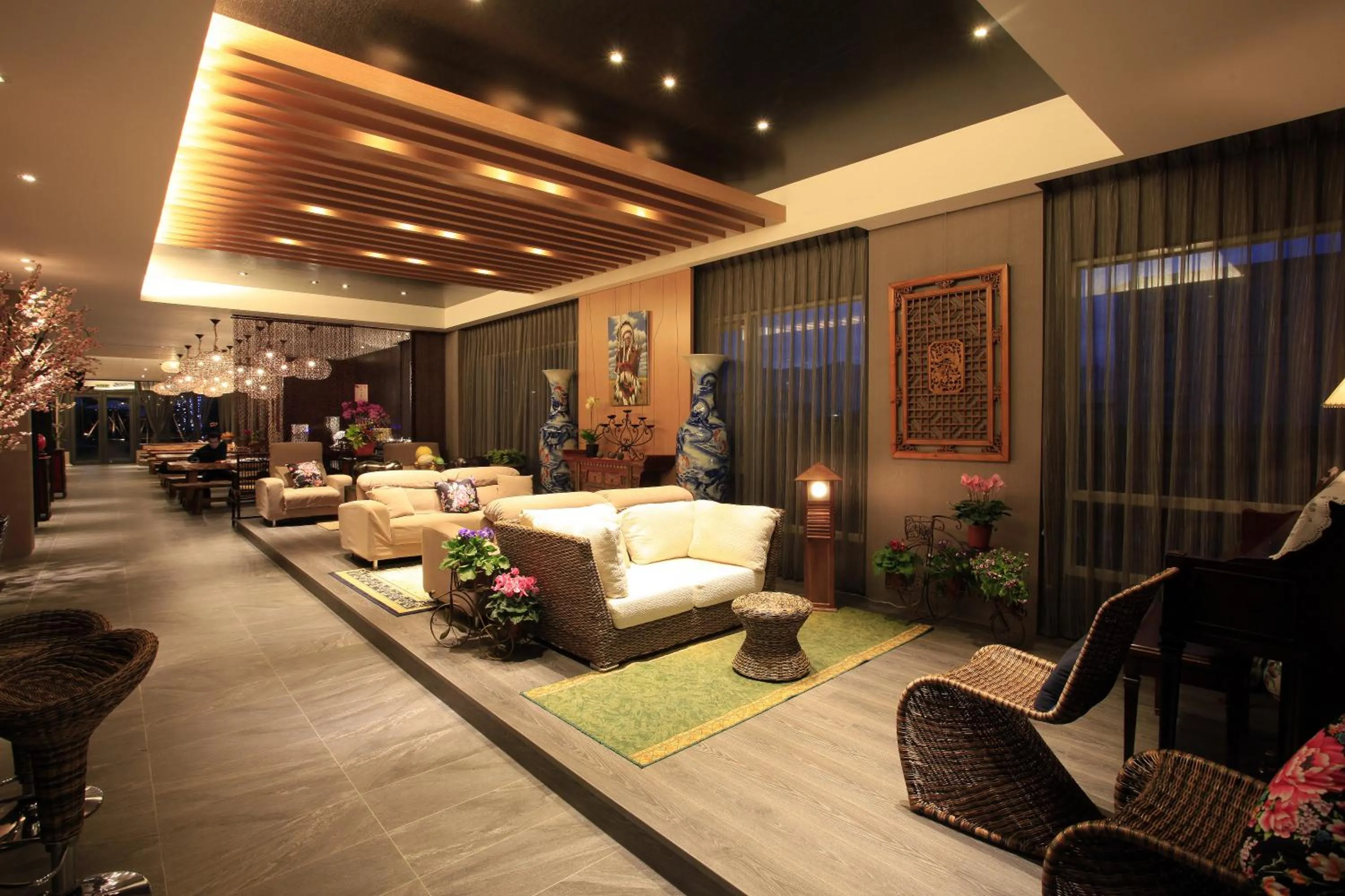 Lobby or reception in Pokara Resort