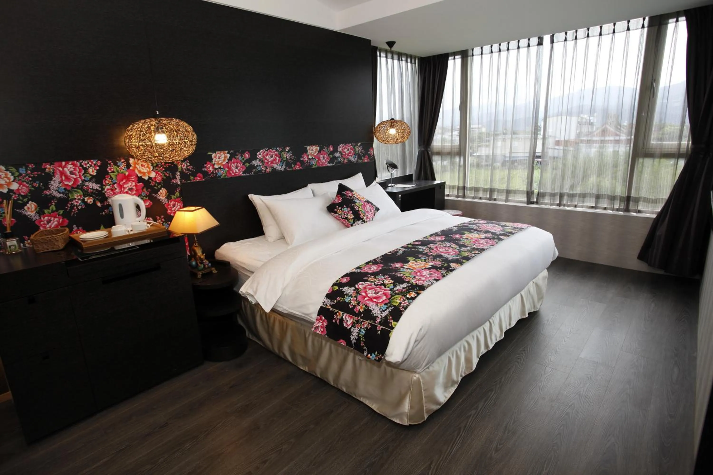 Photo of the whole room, Bed in Pokara Resort