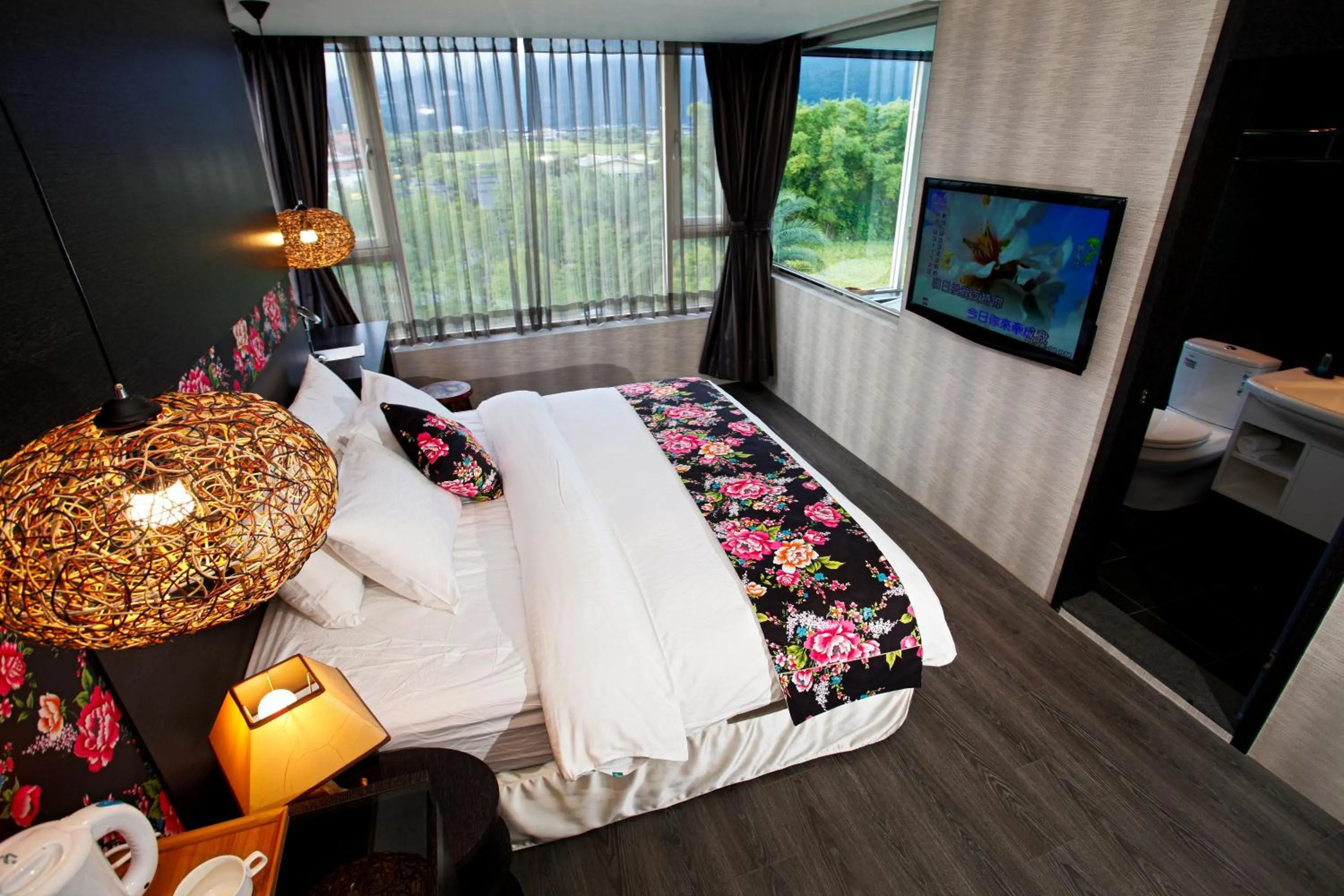 Photo of the whole room, Bed in Pokara Resort