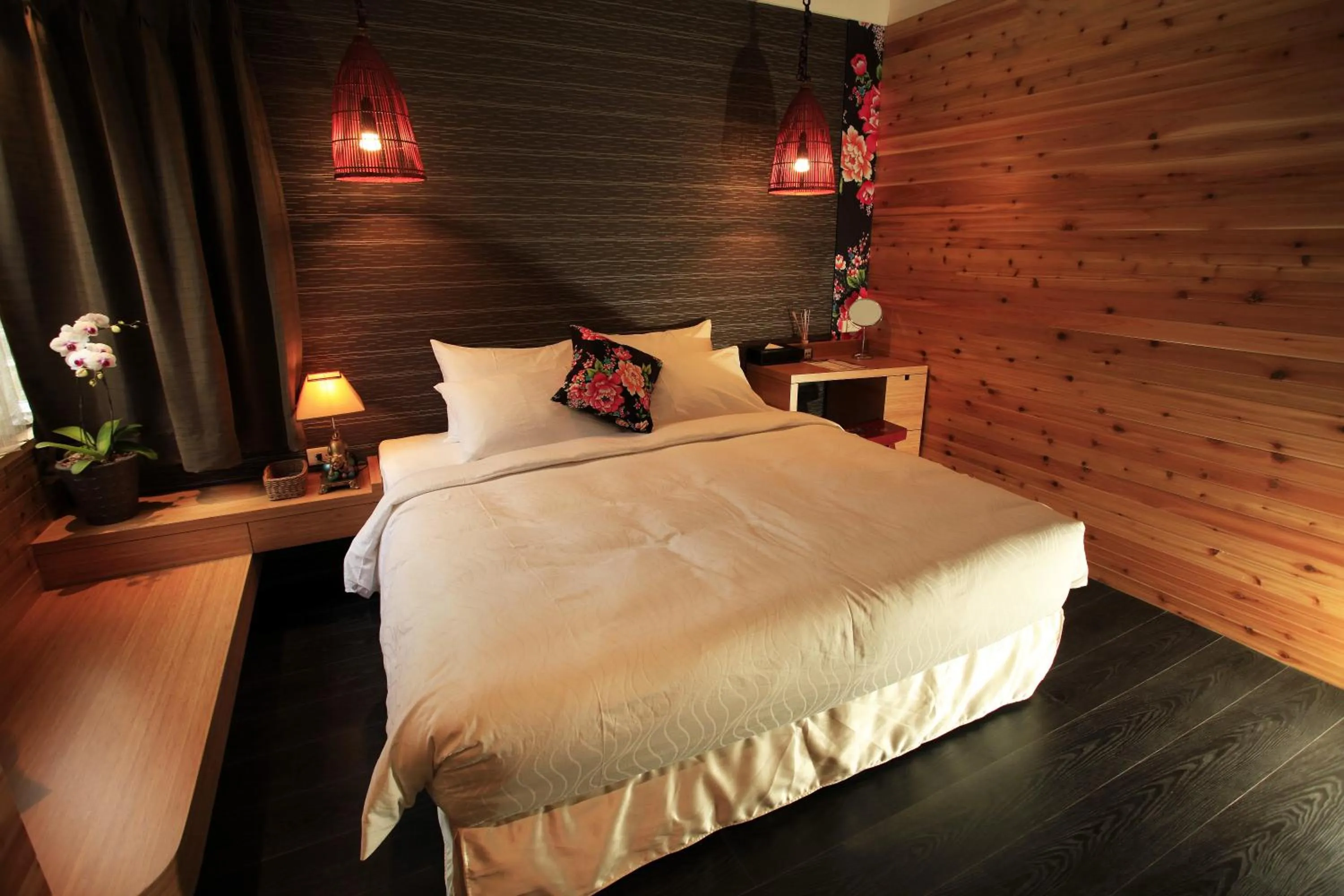 Bed in Pokara Resort