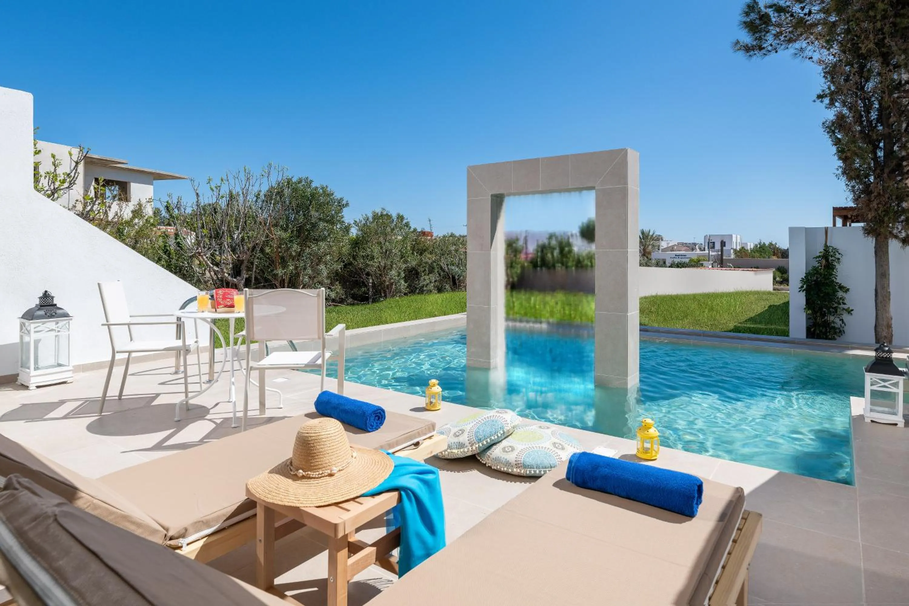 Garden view in Belmare Hotel