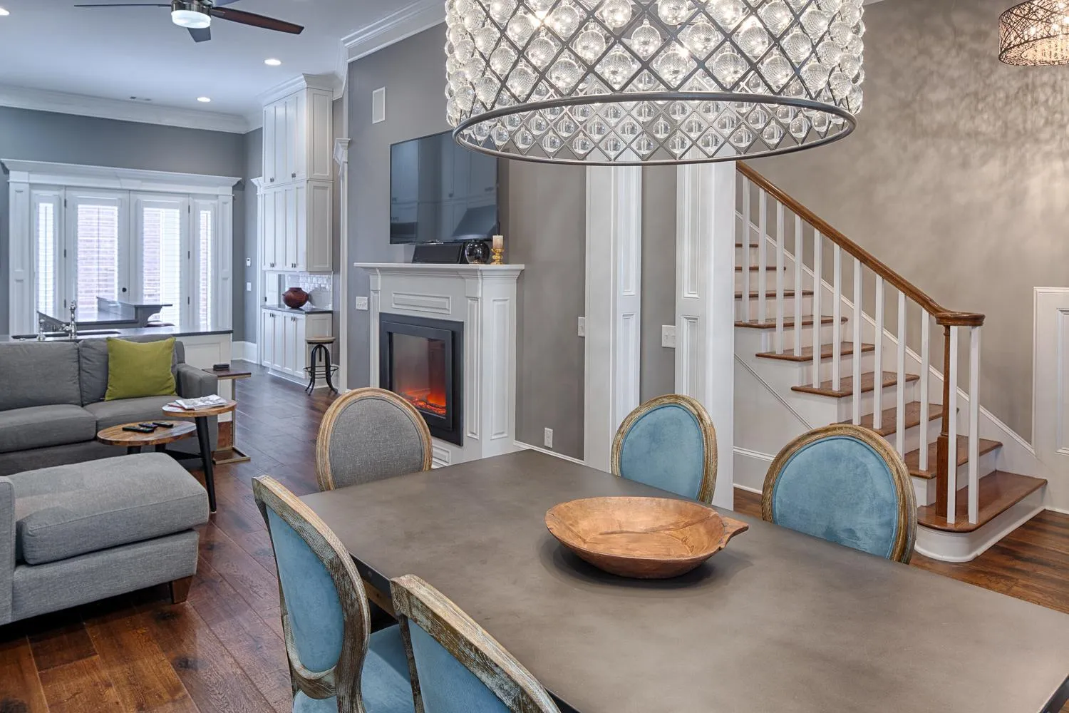 Living room in Liberty Street Redbrick Town and Carriage House