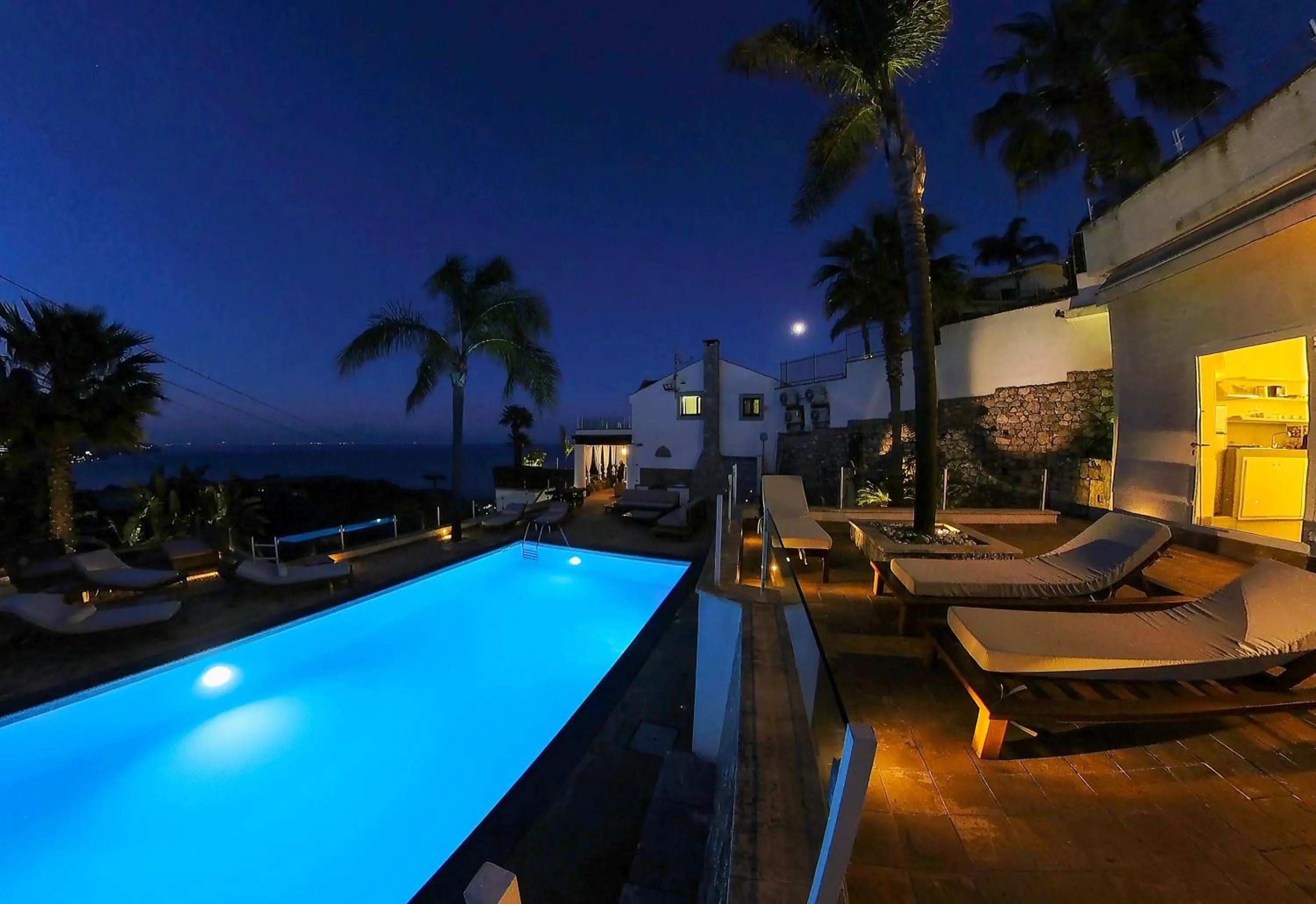 Pool view in Villa Zagara Garden Spectacular Sea View in Taormina