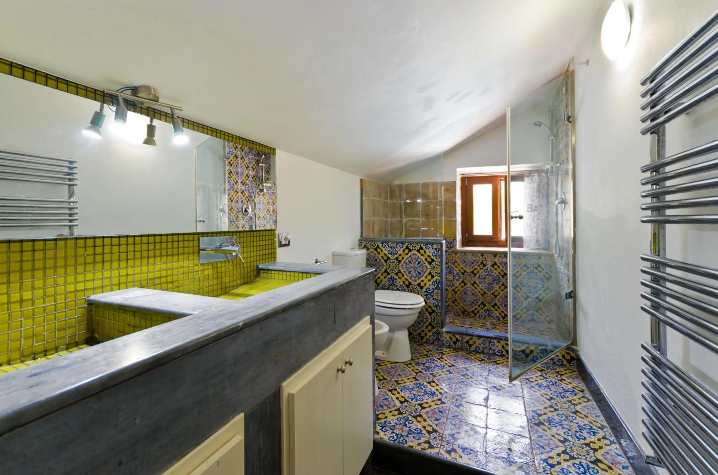 Bathroom in Villa Zagara Garden Spectacular Sea View in Taormina