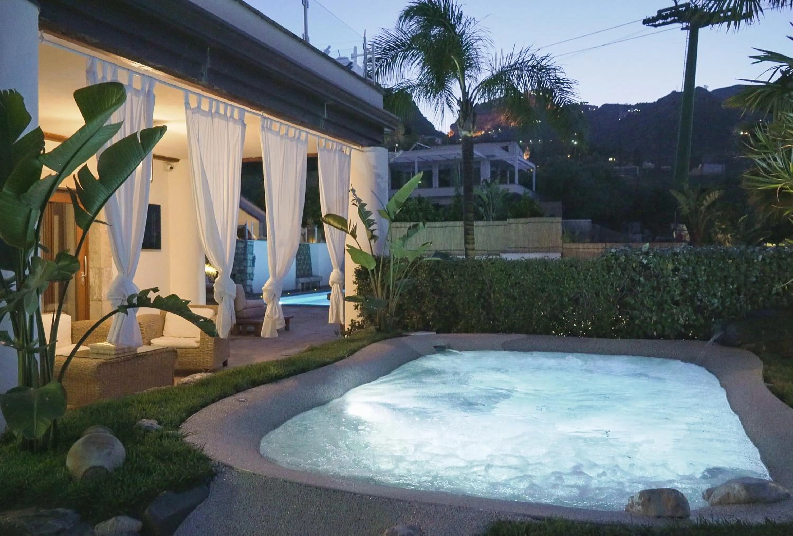 Patio in Villa Zagara Garden Spectacular Sea View in Taormina