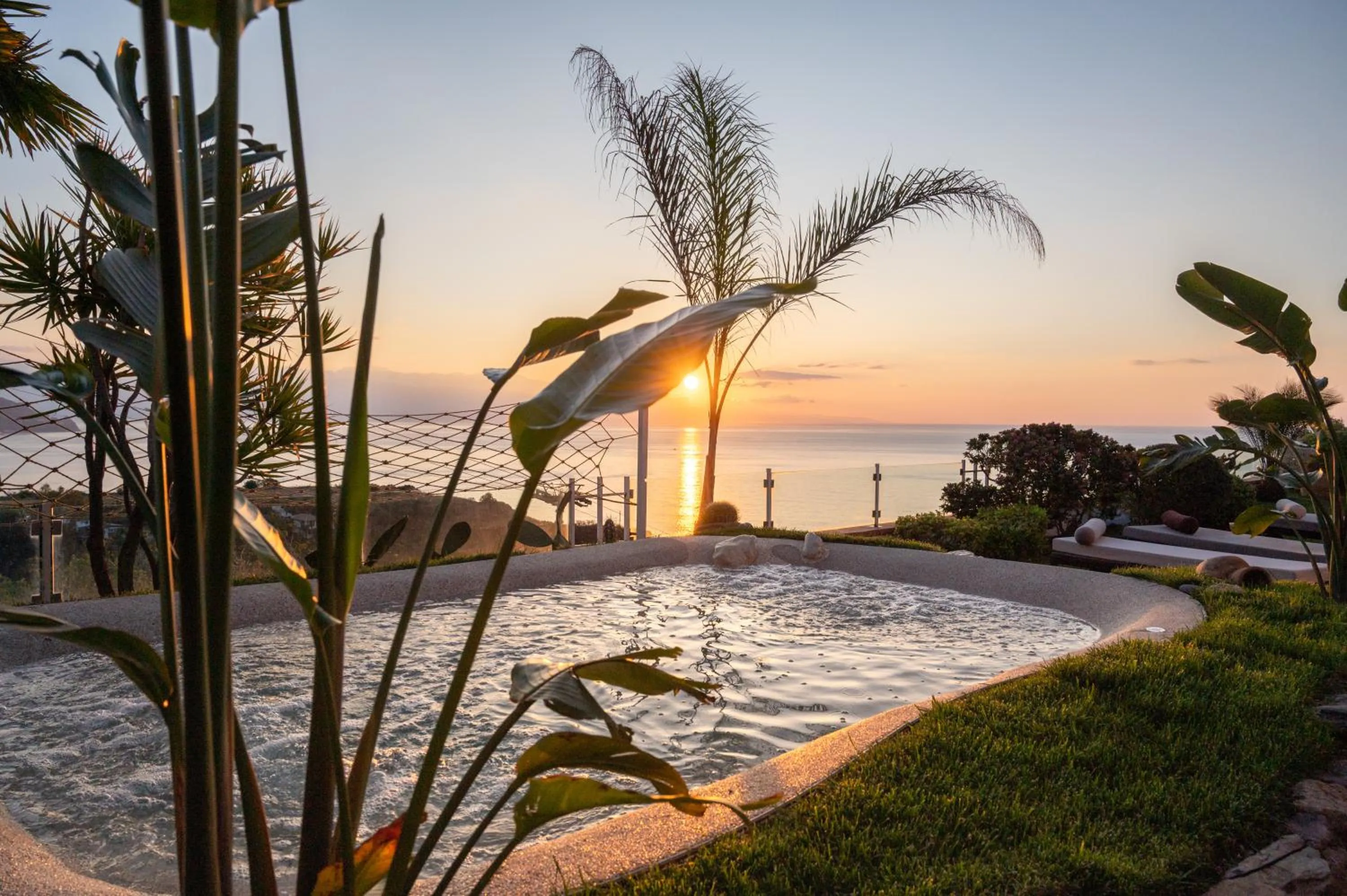 Pool view in Villa Zagara Garden Spectacular Sea View in Taormina