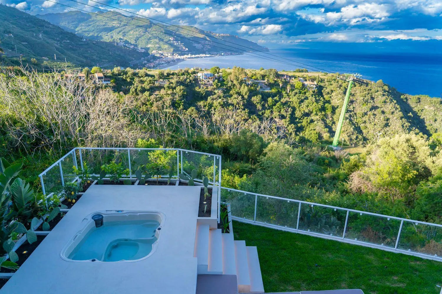 Day in Villa Zagara Garden Spectacular Sea View in Taormina