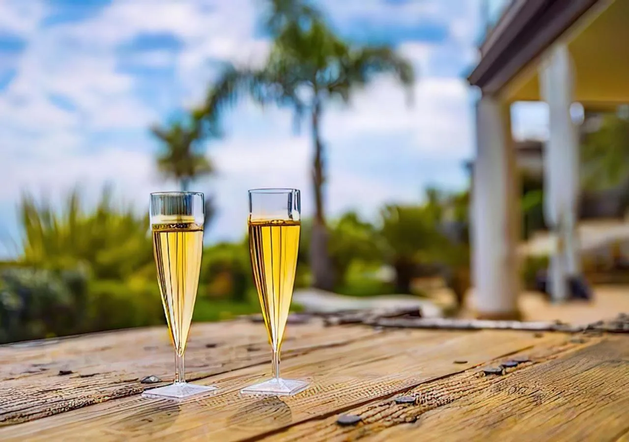 Swimming pool in Villa Zagara Garden Spectacular Sea View in Taormina