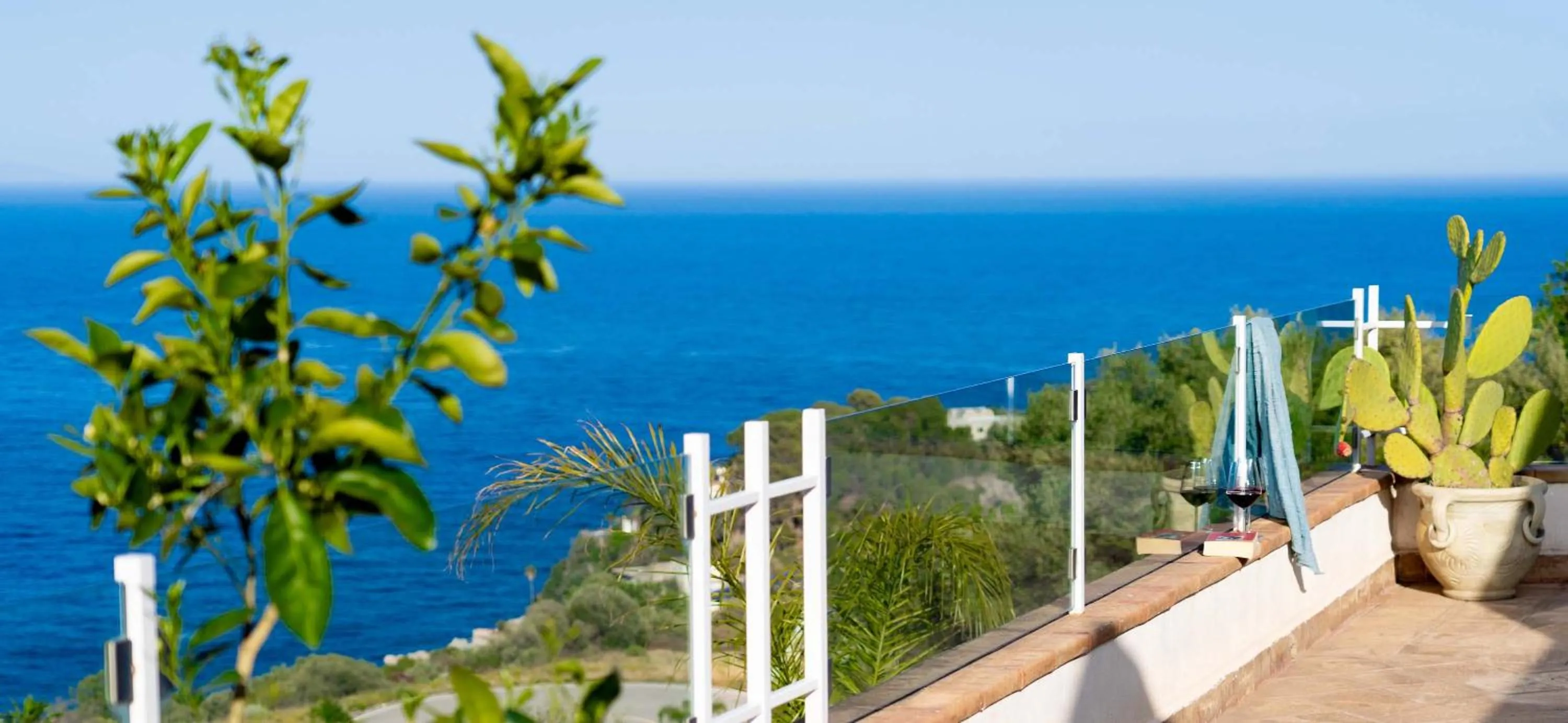 View (from property/room) in Villa Zagara Garden Spectacular Sea View in Taormina