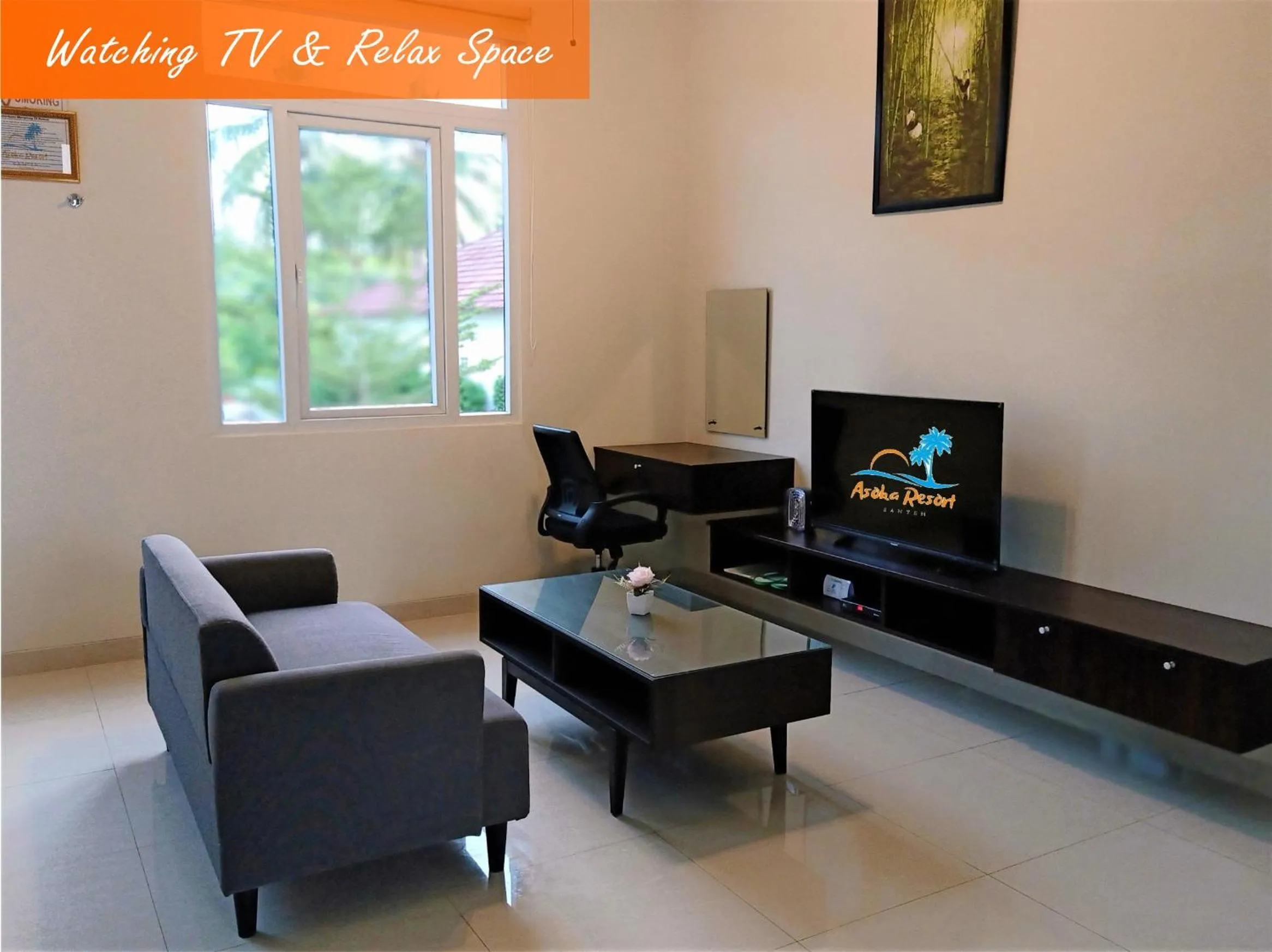 Living room in Asoka Resort Banten