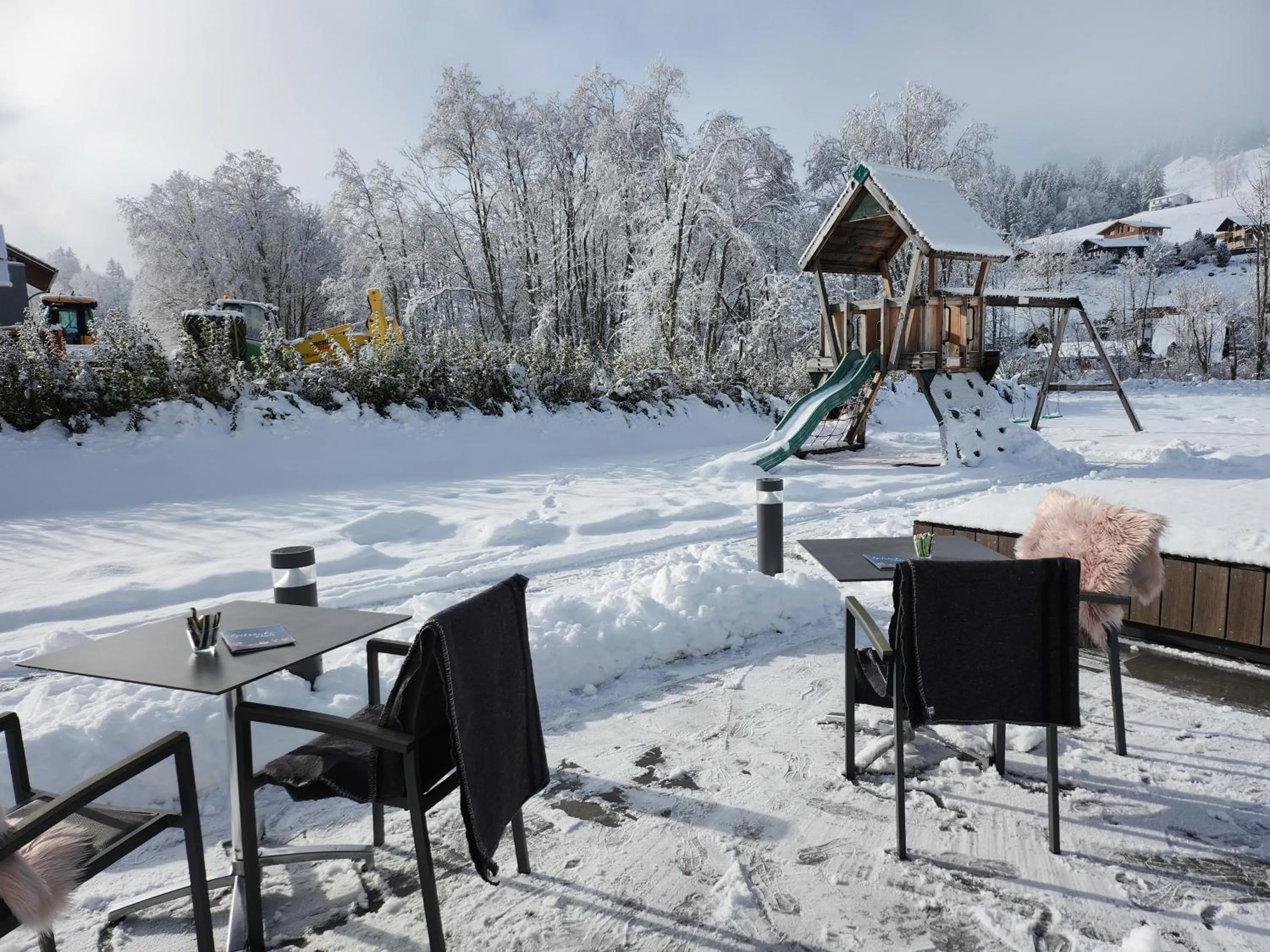 Balcony/Terrace in Pension fein & sein