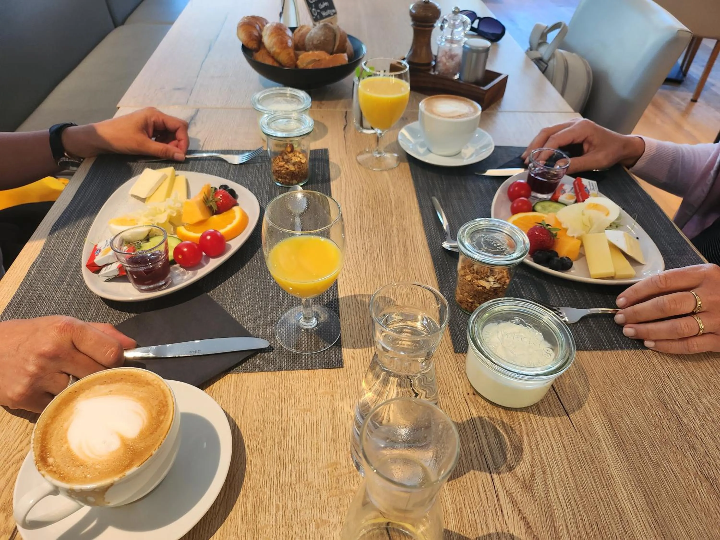 Breakfast in Pension fein & sein