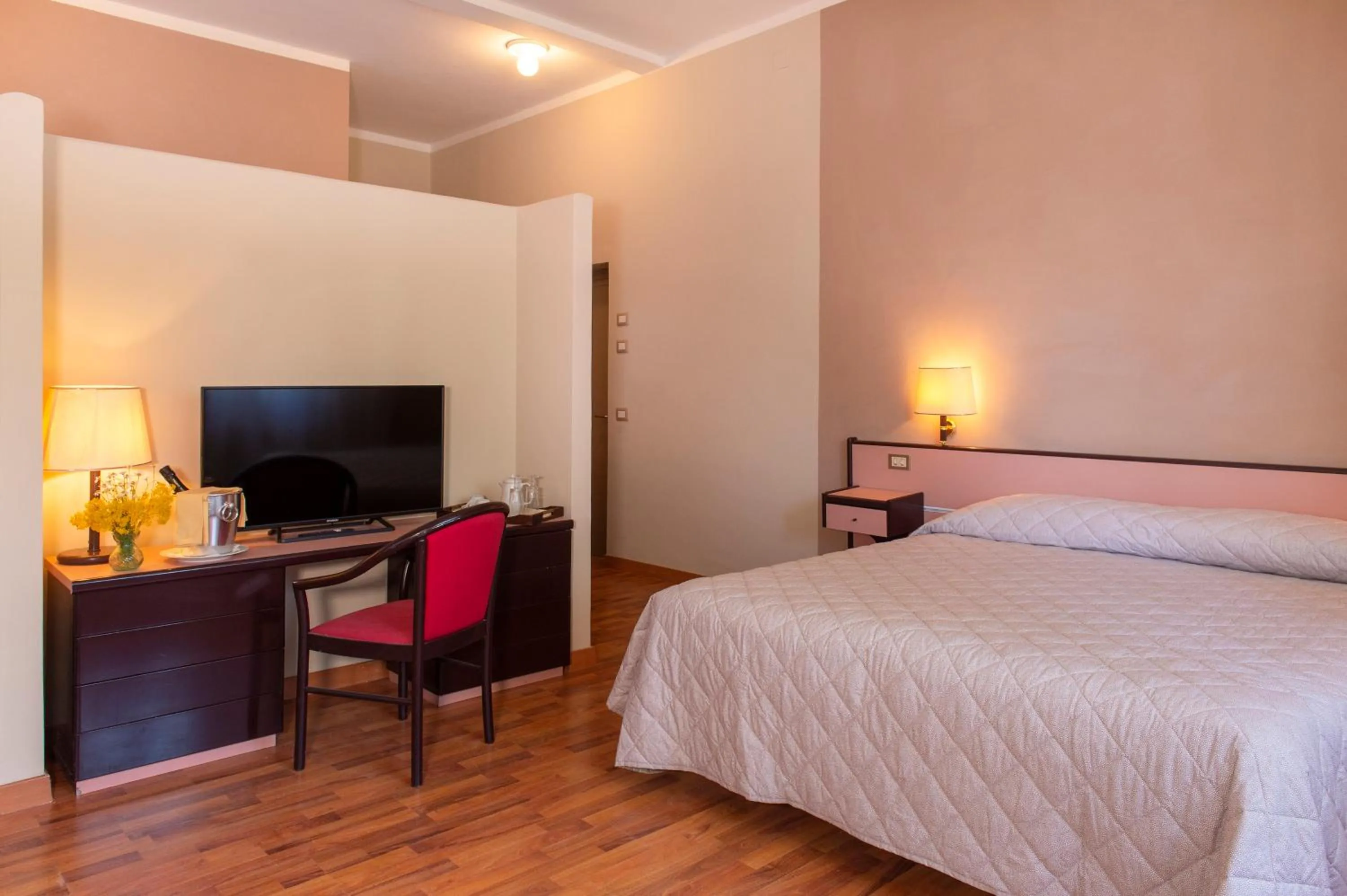 TV and multimedia, Bed in Hotel Villa dei Pini