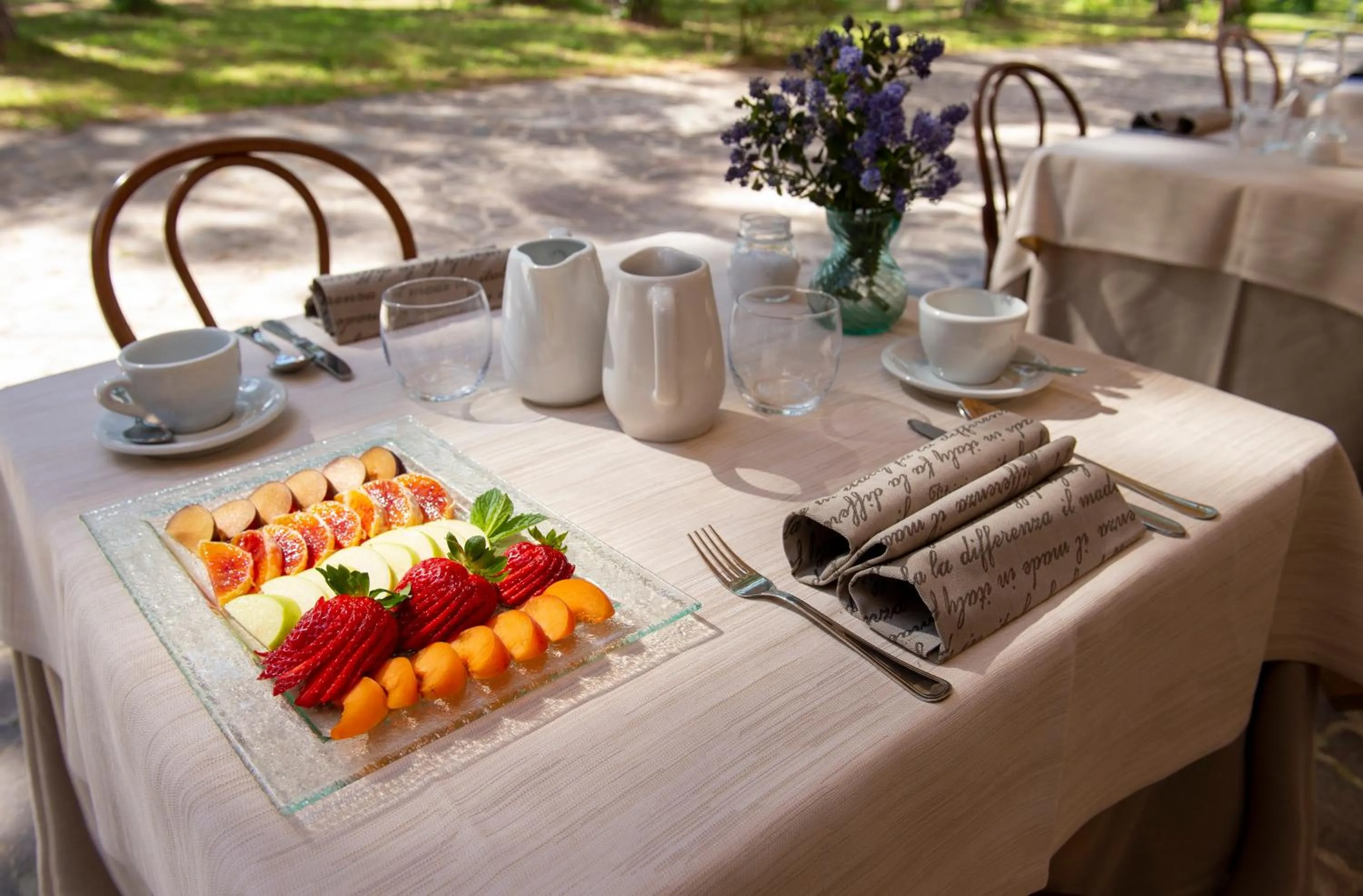 Food close-up in Hotel Villa dei Pini