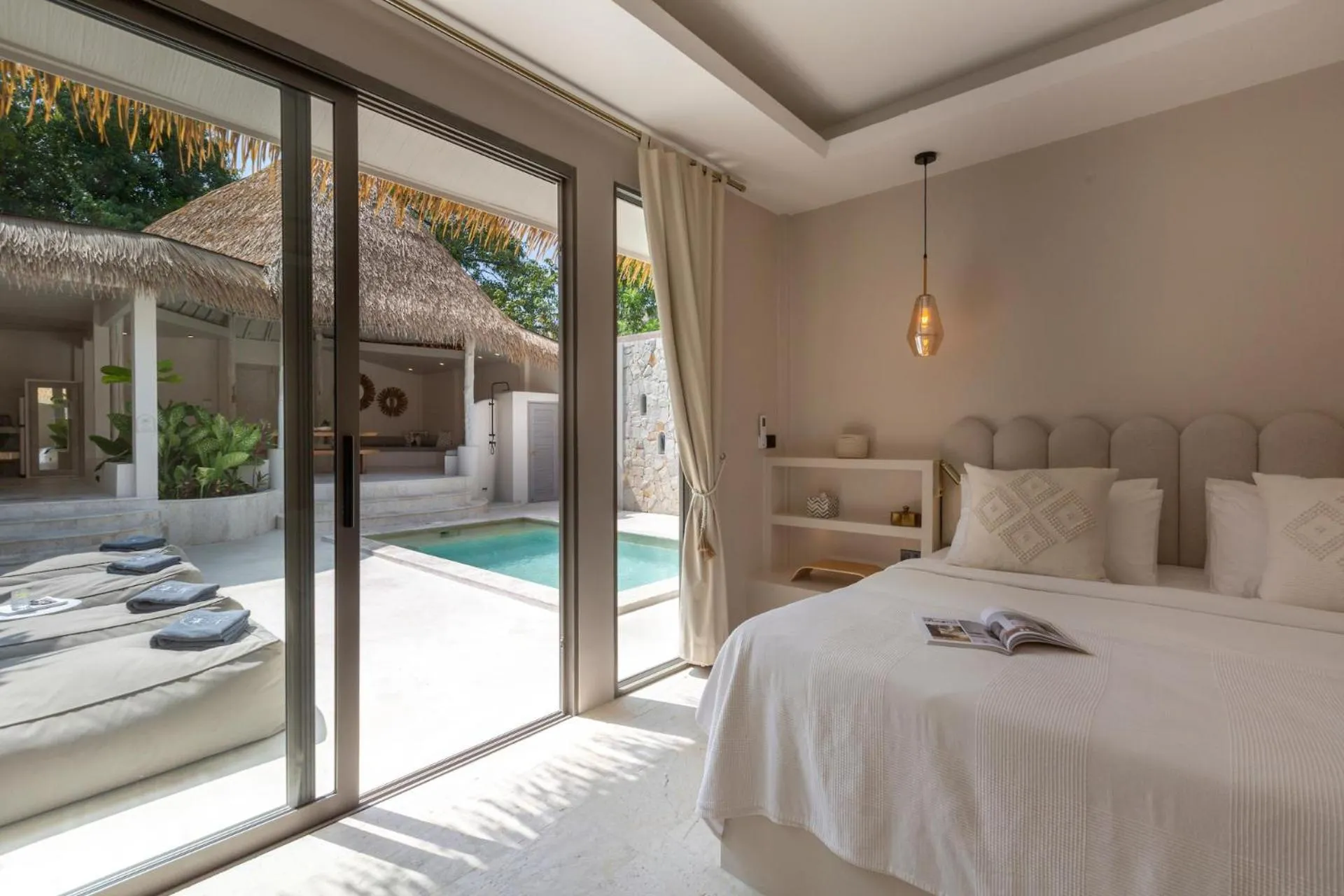 Bed in Cielo Boutique Hotel & Spa Samui