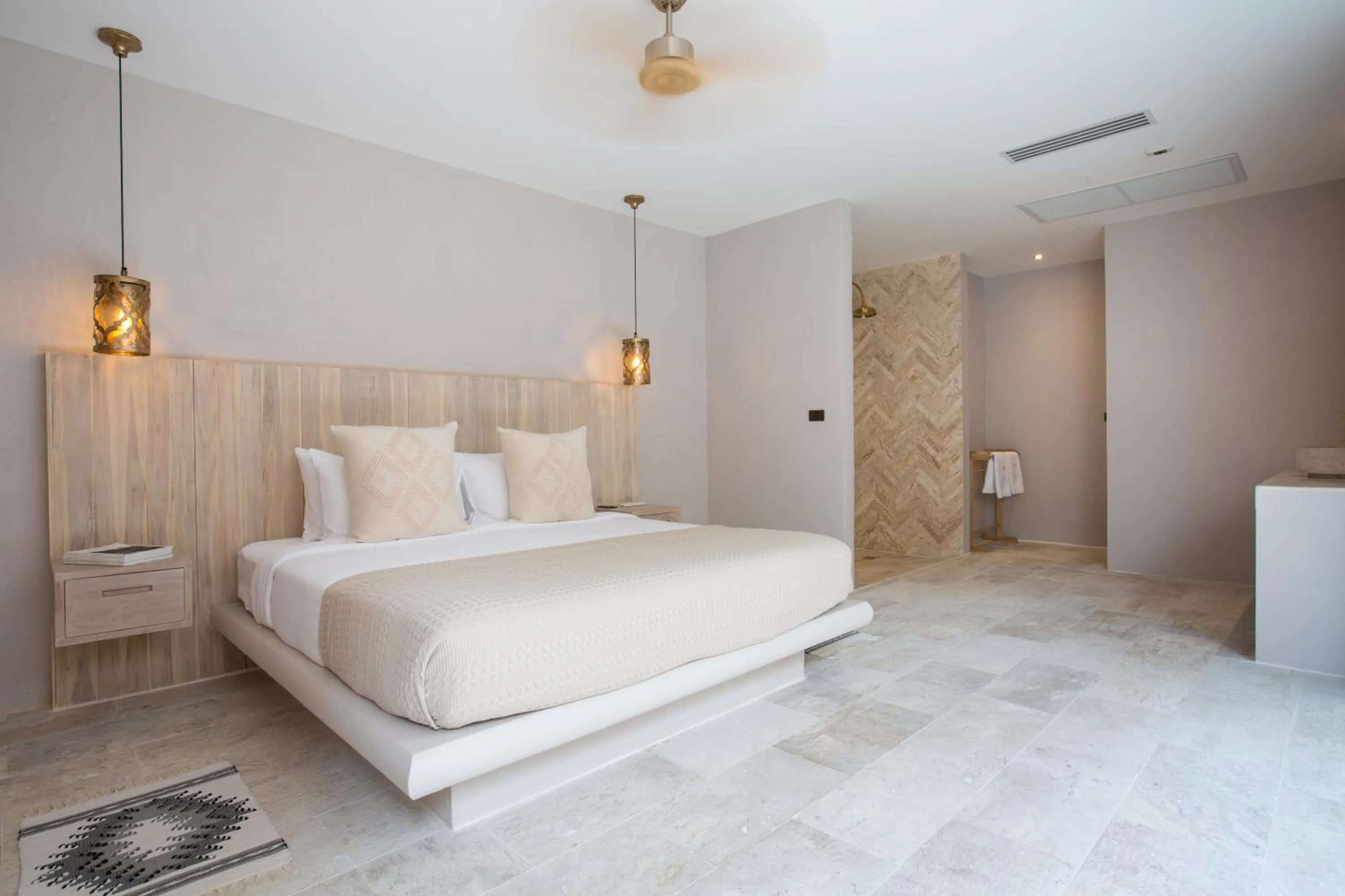 Bed in Cielo Boutique Hotel & Spa Samui