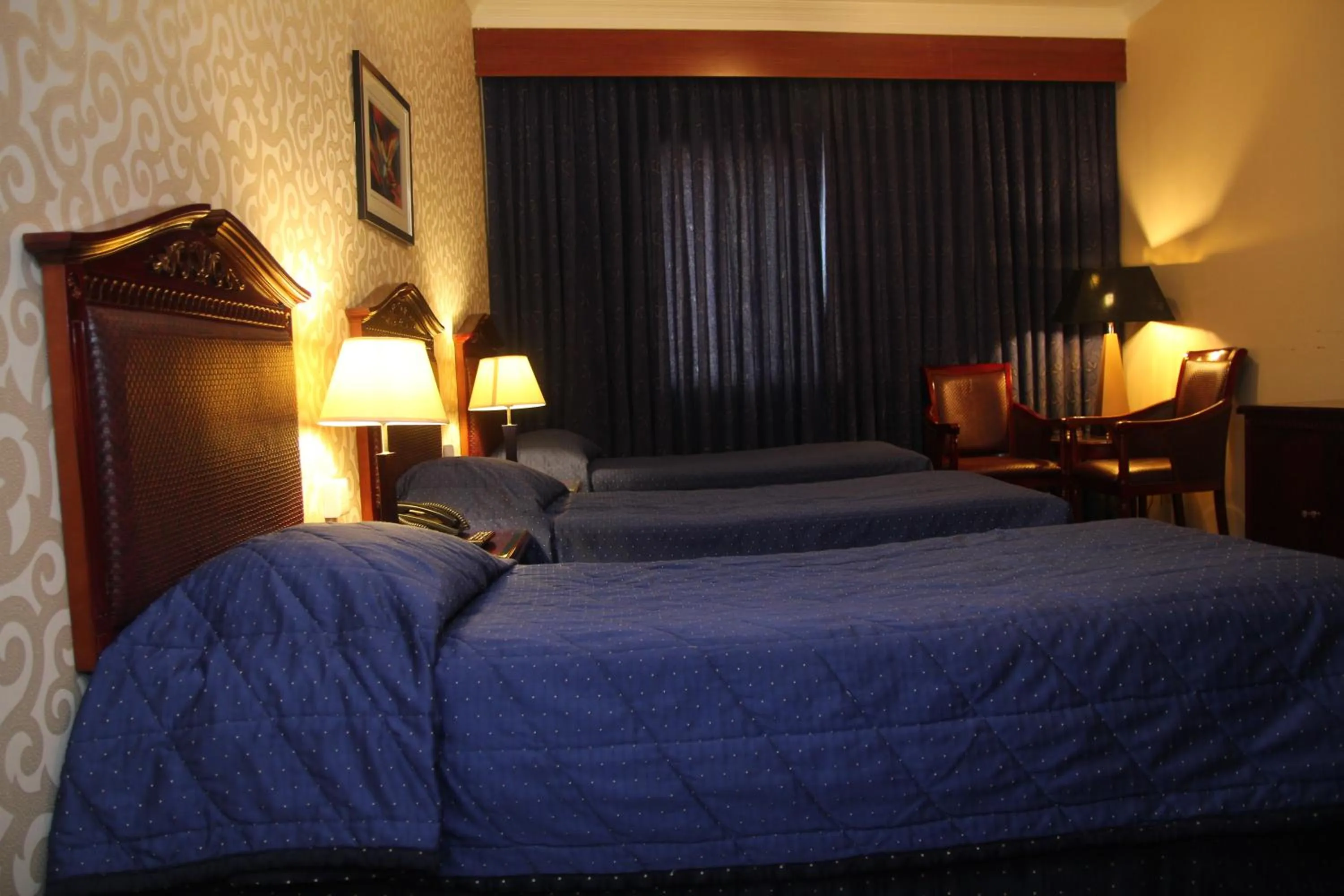 Bed in Downtown Hotel