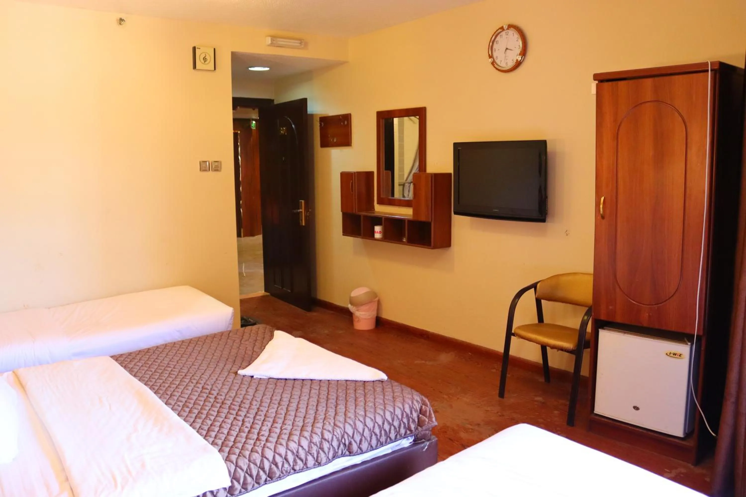 Bed in Downtown Hotel