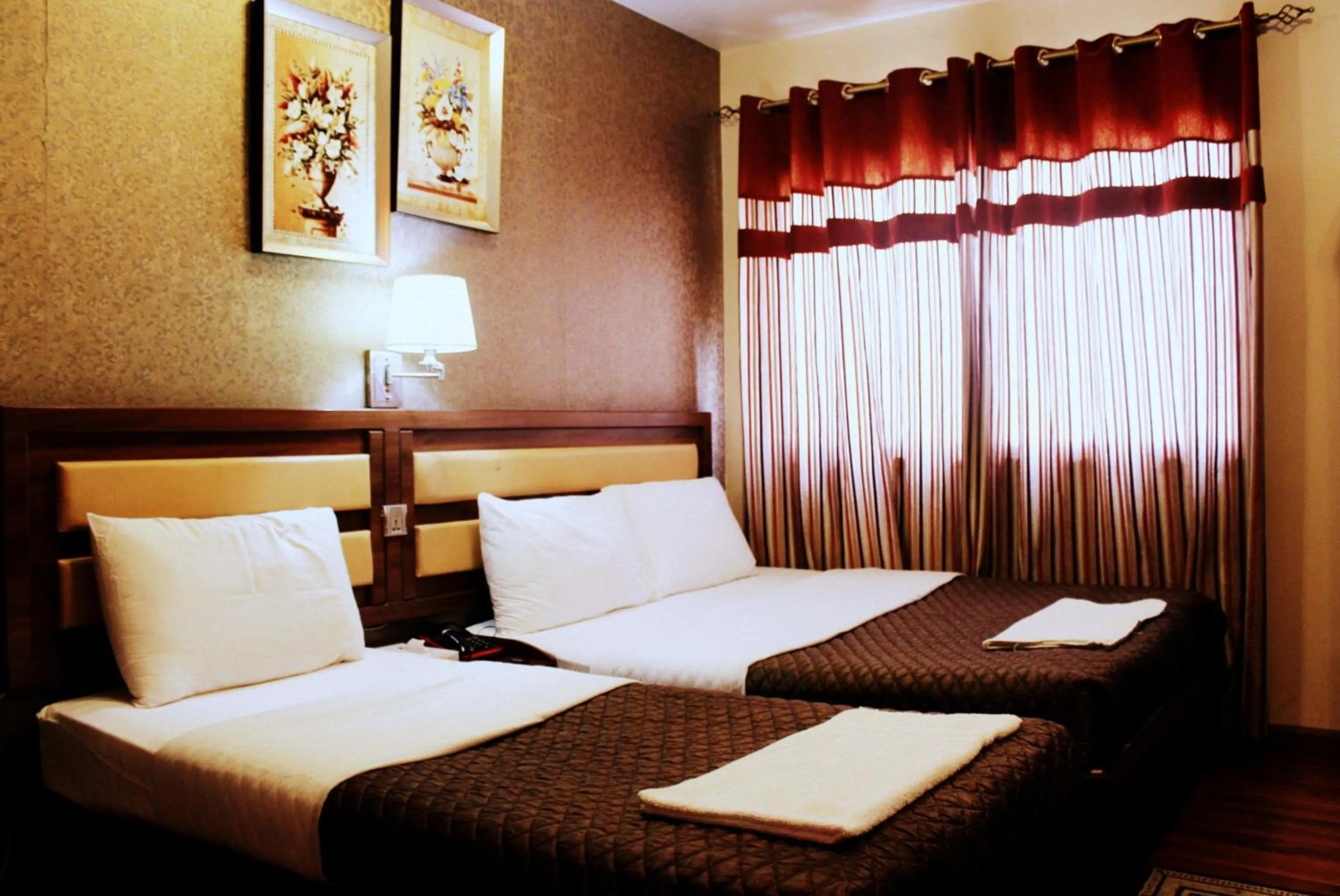 Bed in Downtown Hotel