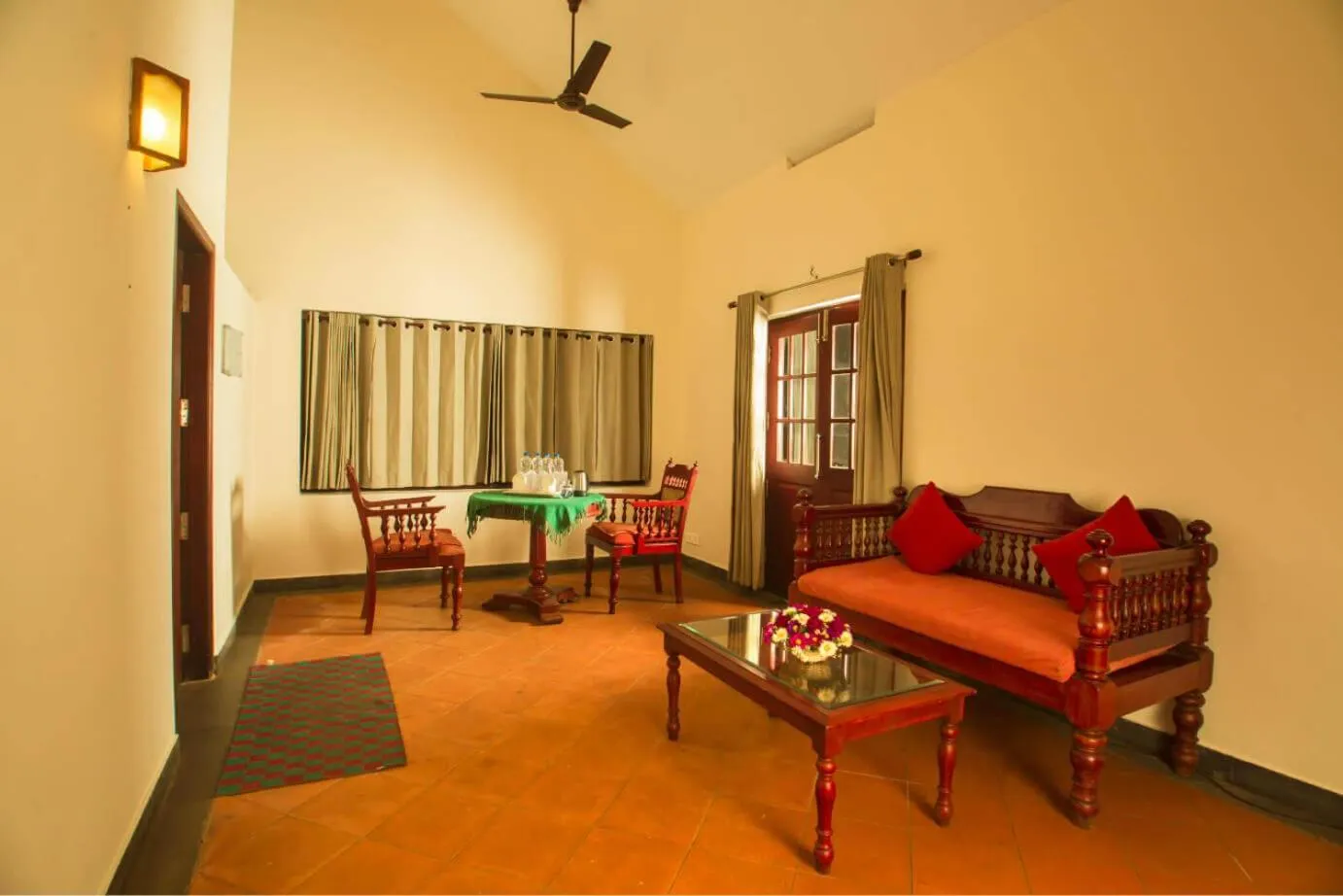 Living room in Vythiri Mist Resort