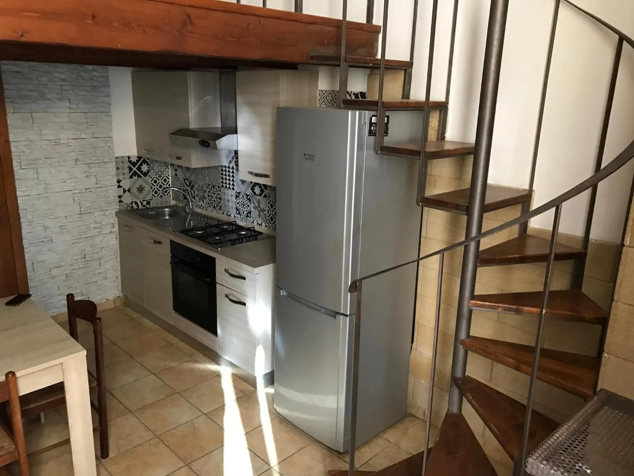 Living room, Kitchen/Kitchenette in Salento Holidays Lecce