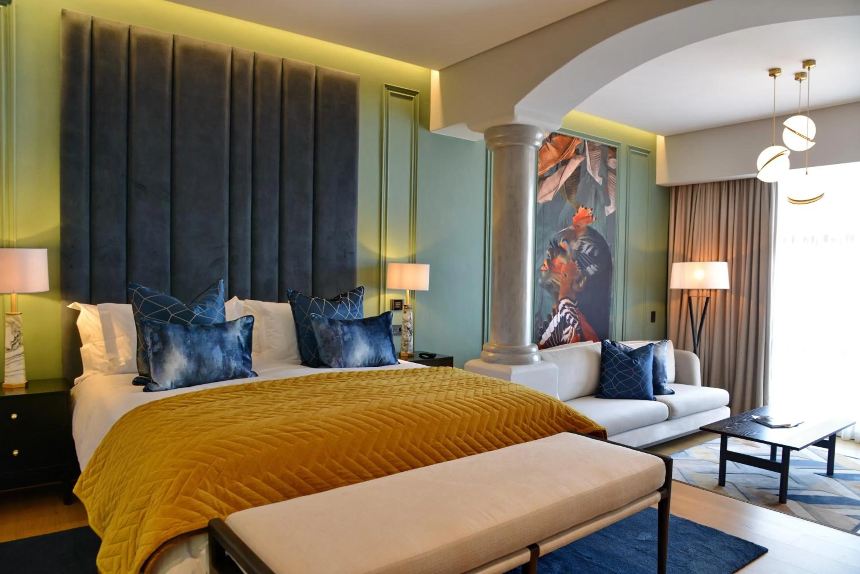 Bed in Apogee Boutique Hotel & Spa