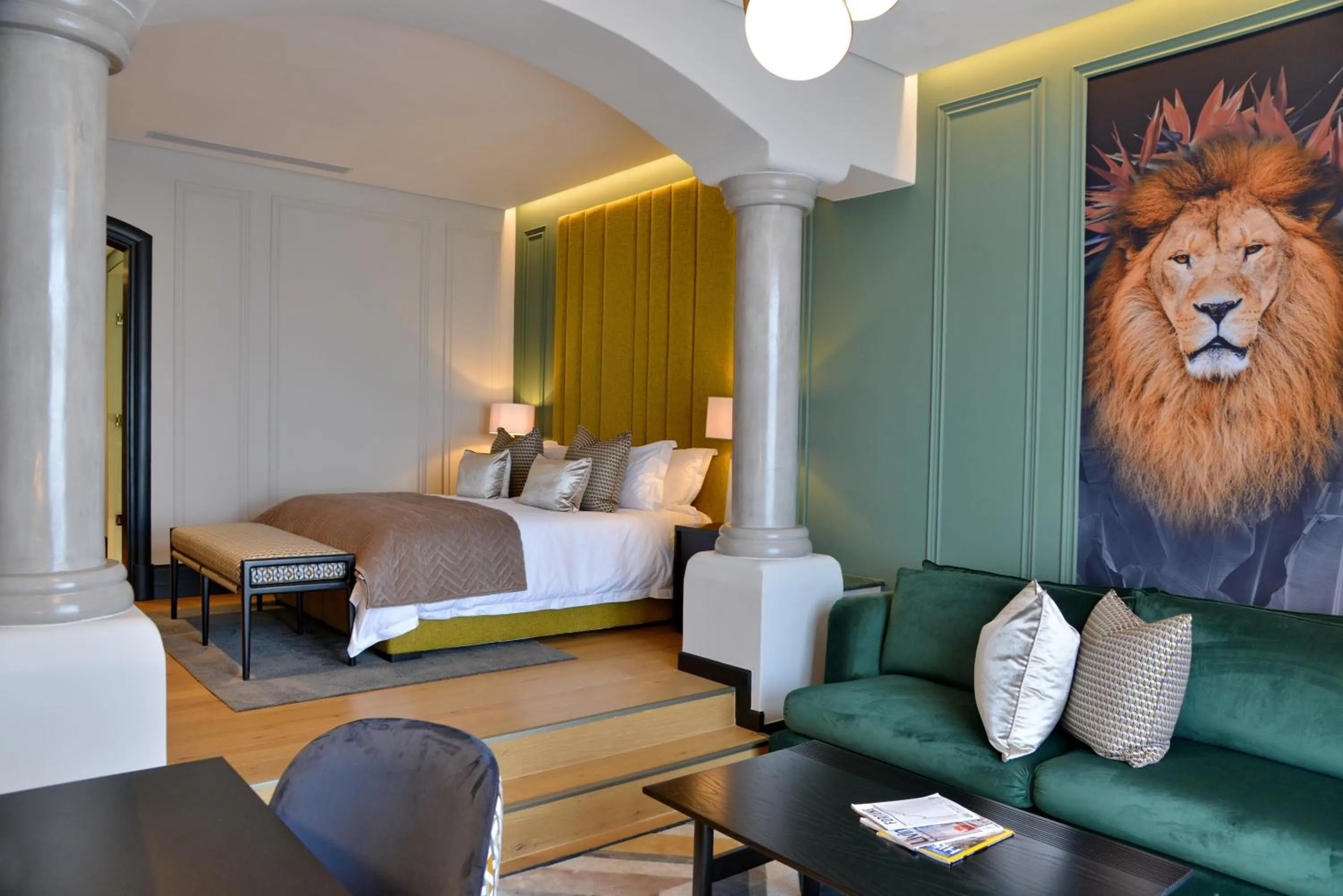 Bed in Apogee Boutique Hotel & Spa