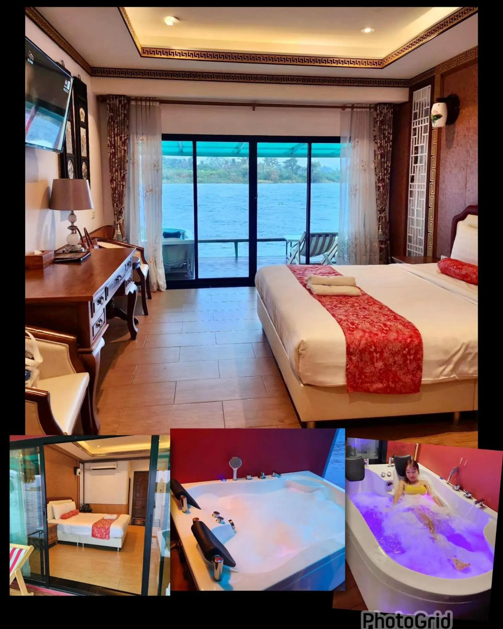 Bed in Kasem Island Resort