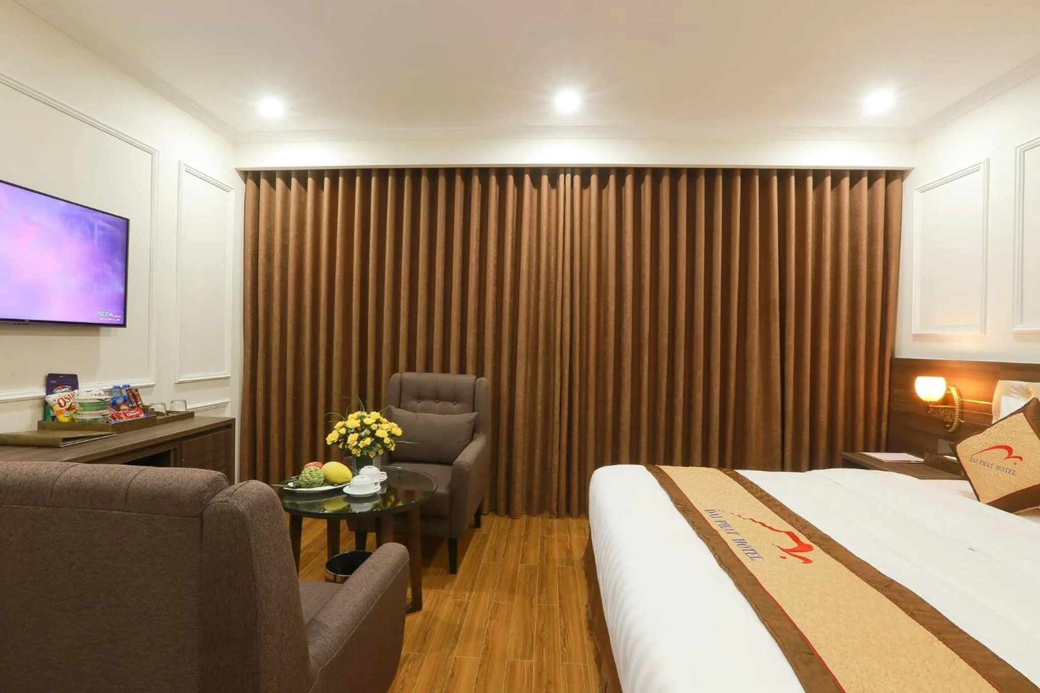 Bed in Dai Phat Hotel